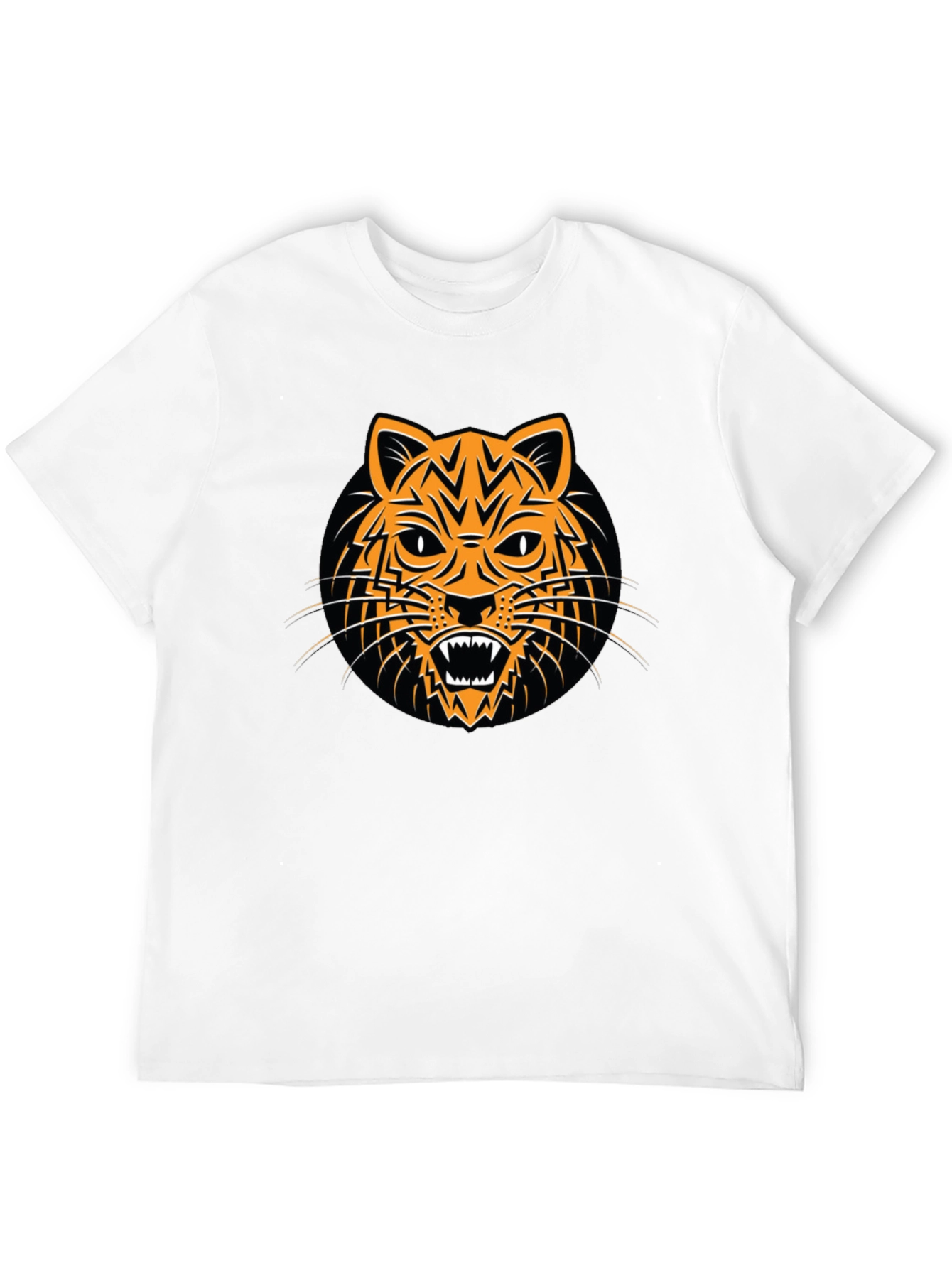 Tiger Graphic Black T-Shirt - Bold and Stylish