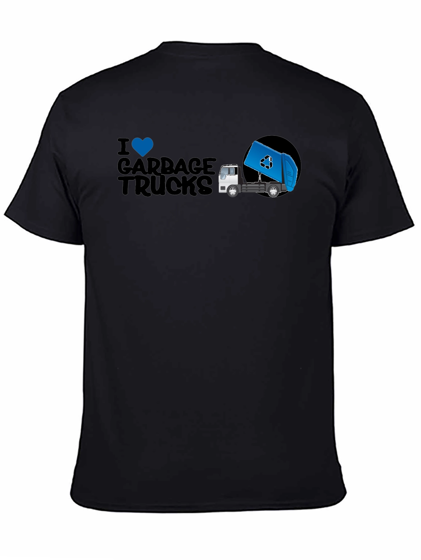 I Love Garbage Trucks Graphic Tee