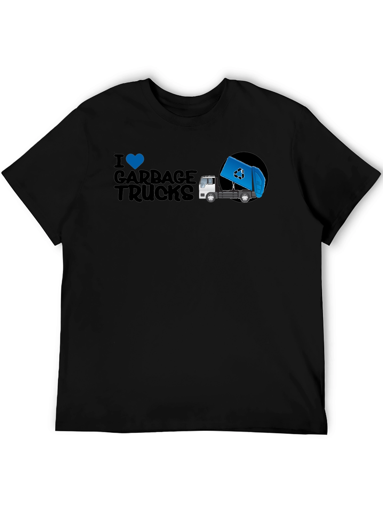 I Love Garbage Trucks Graphic Tee