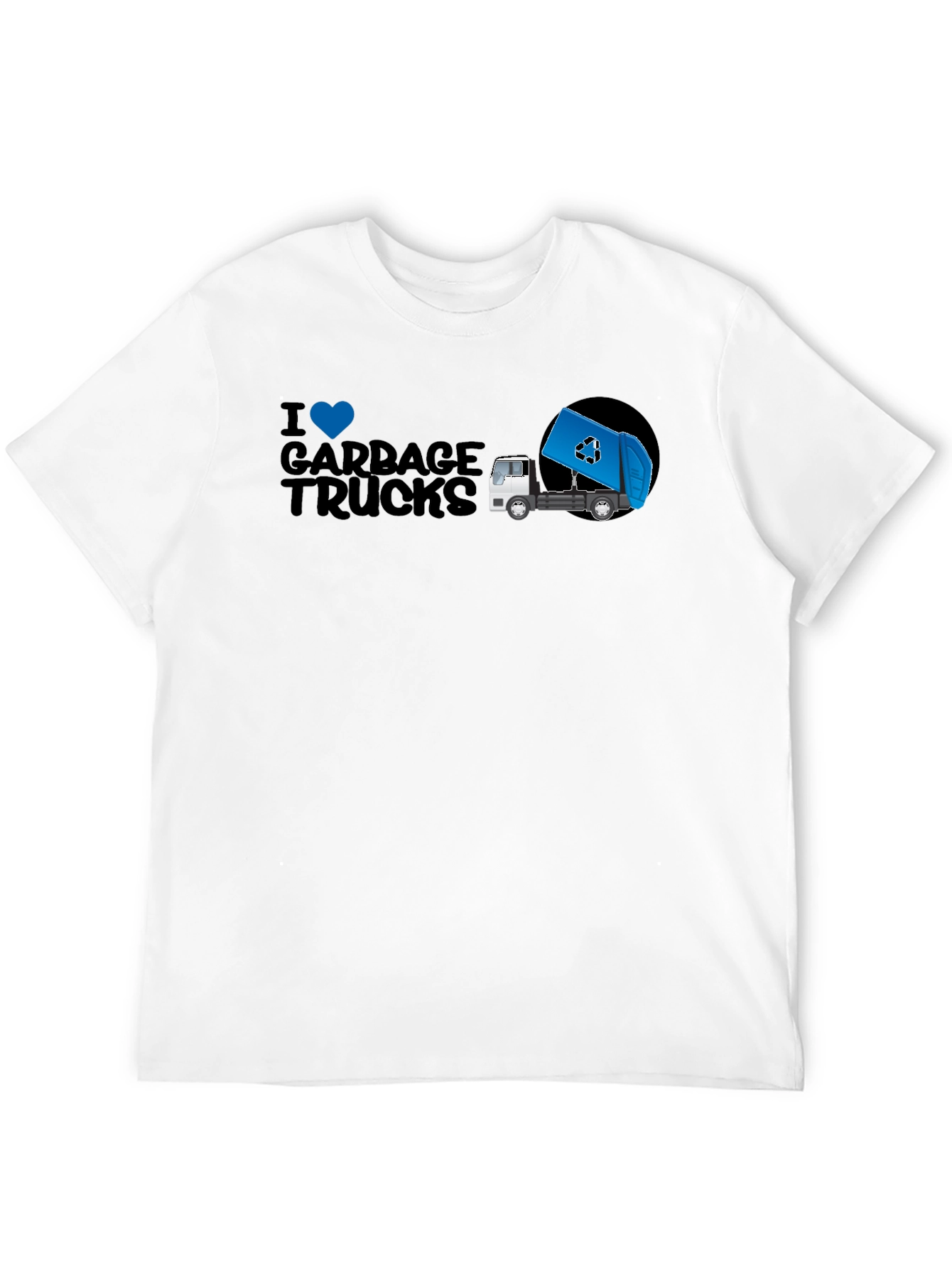 I Love Garbage Trucks Graphic Tee