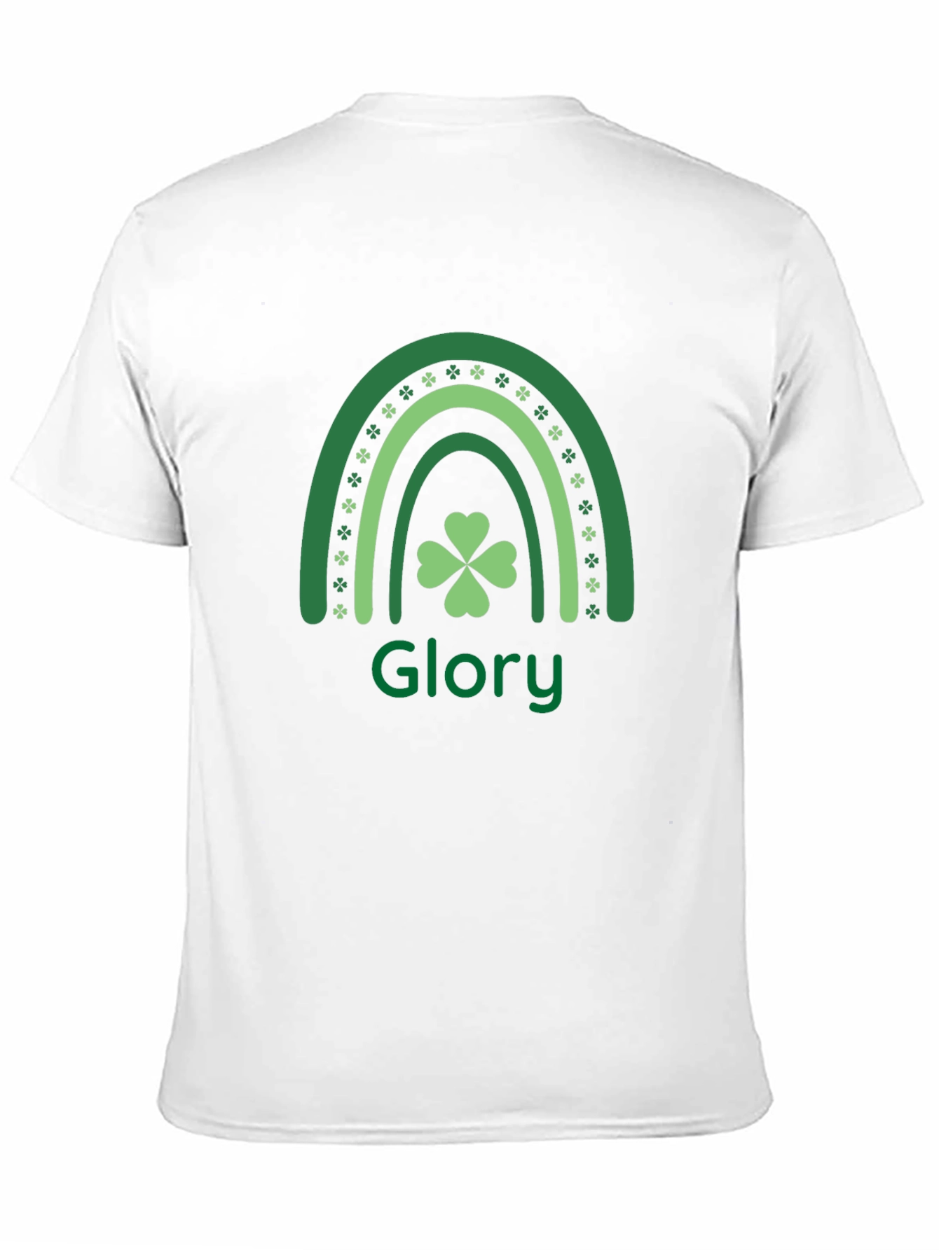 St. Patricks Day Glory Rainbow Clover T-Shirt