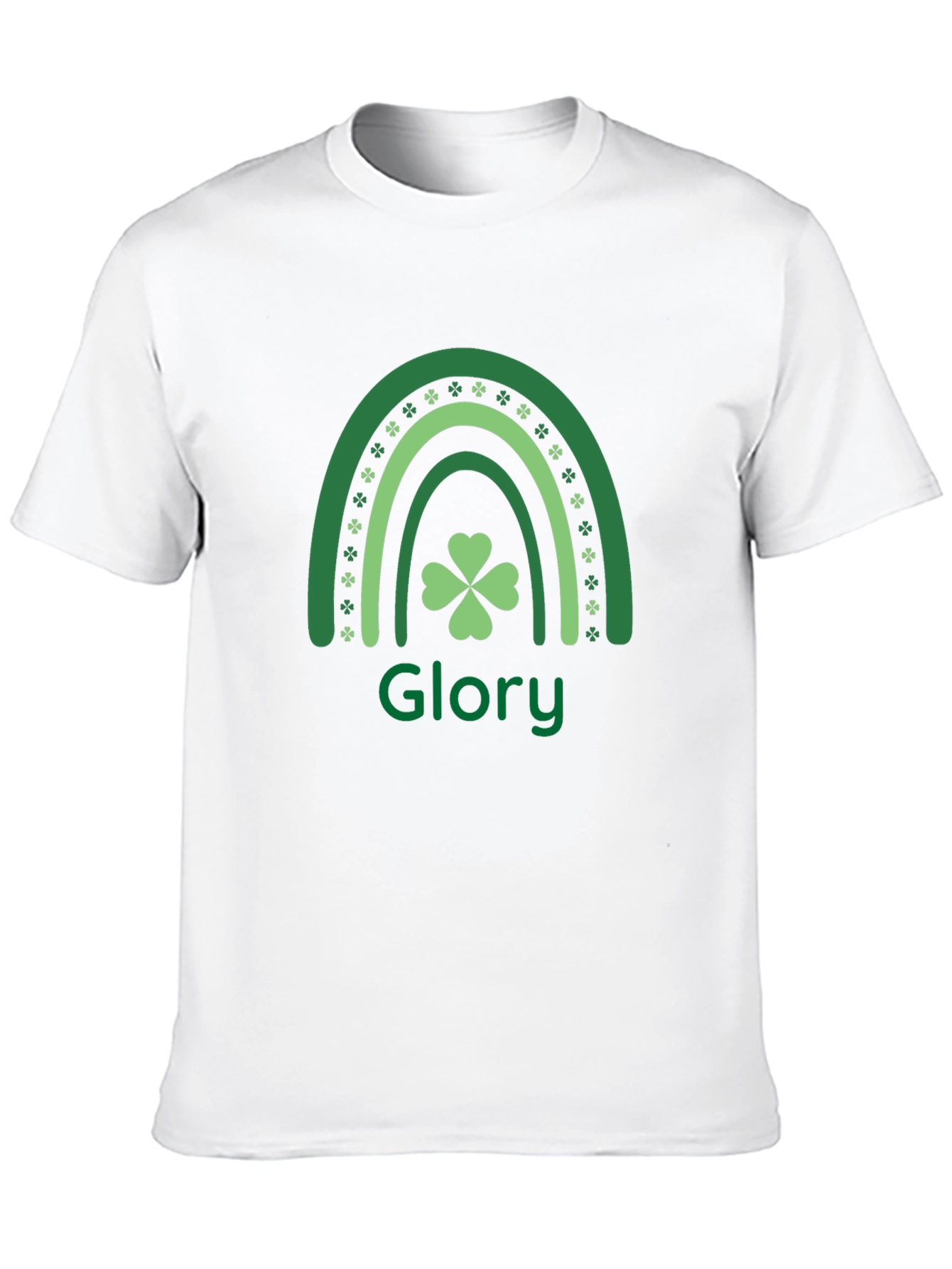 St. Patricks Day Glory Rainbow Clover T-Shirt