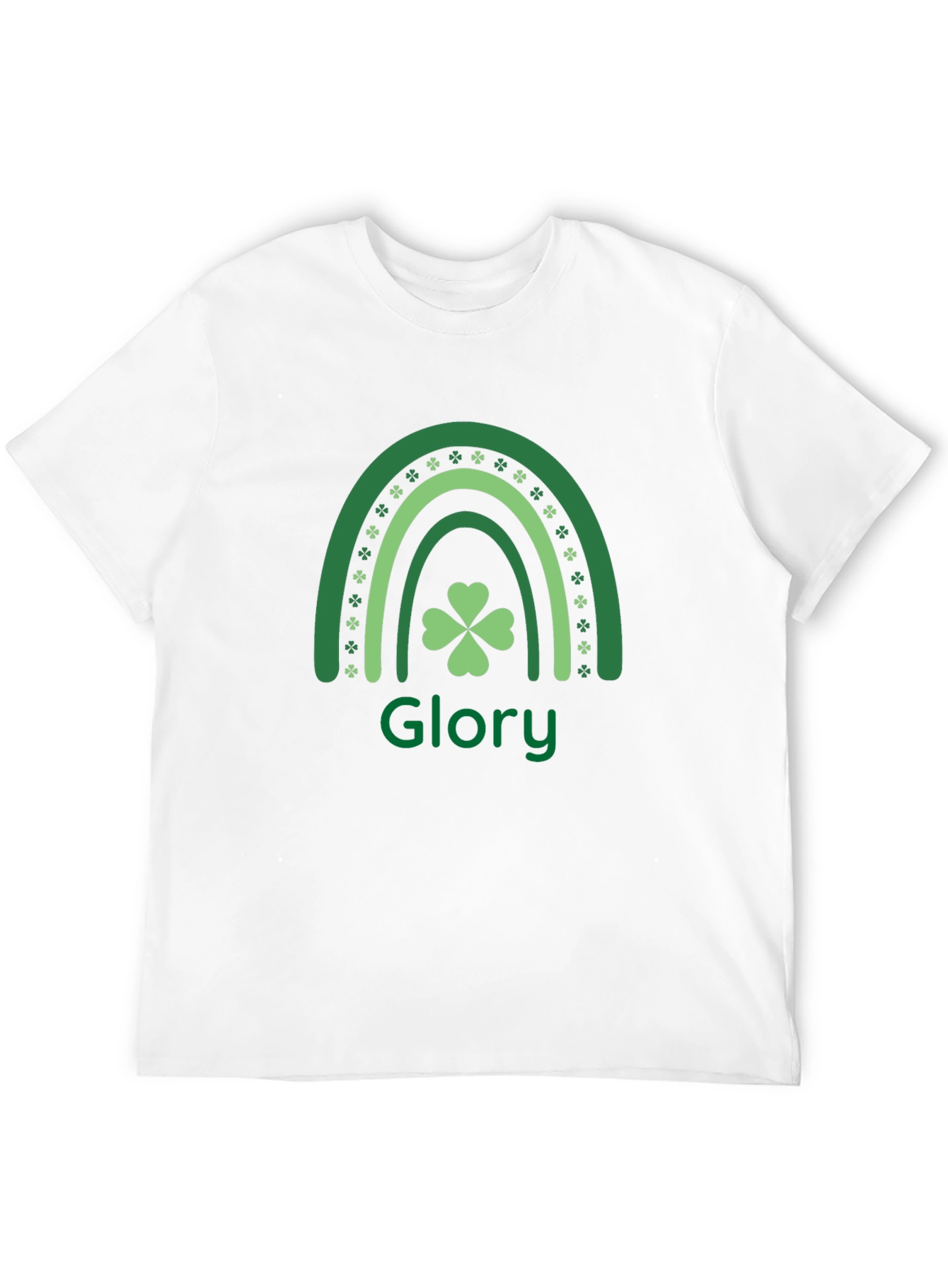 St. Patricks Day Glory Rainbow Clover T-Shirt