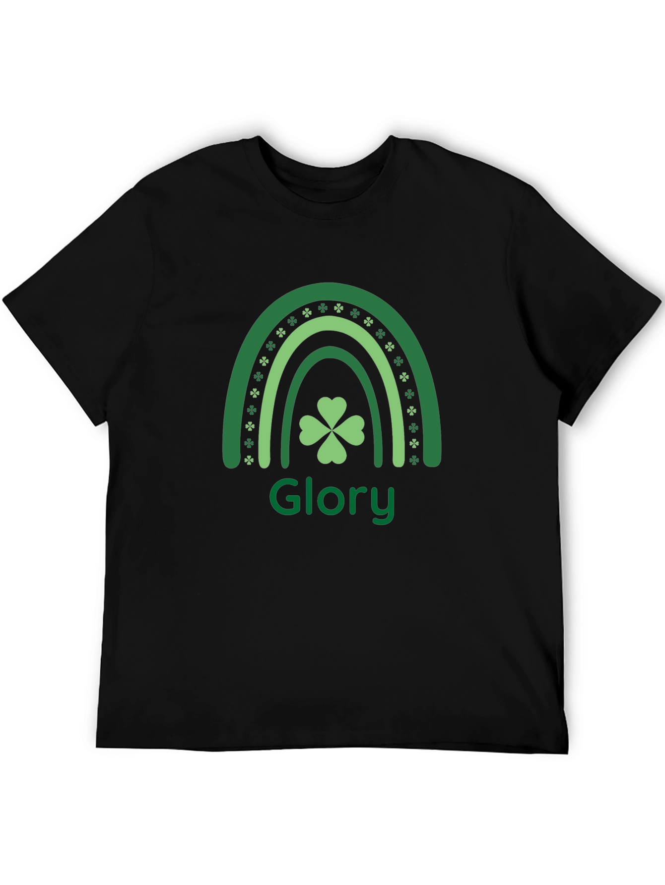 St. Patricks Day Glory Rainbow Clover T-Shirt