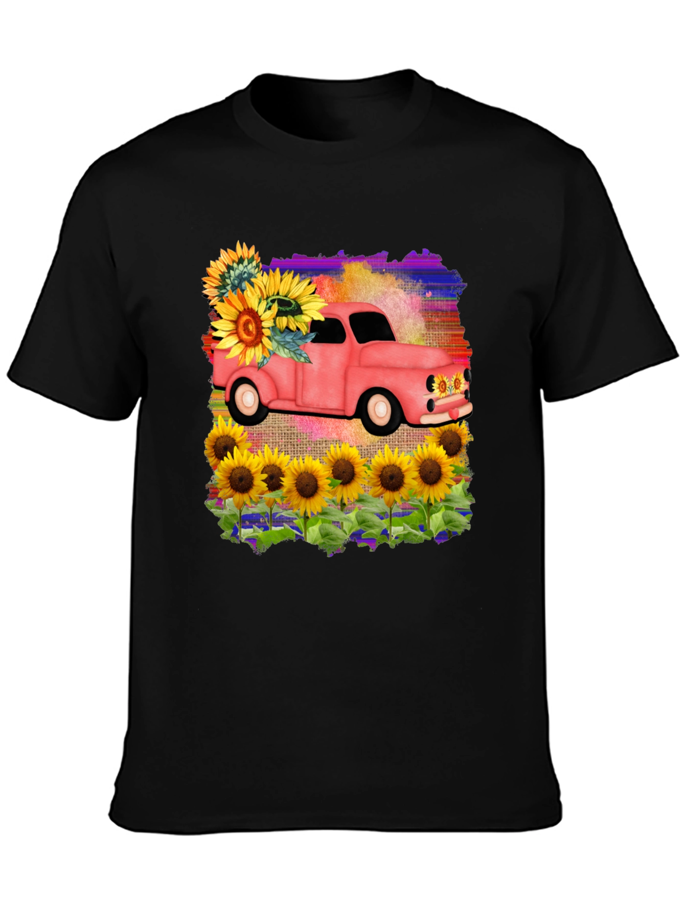 Sunflower Truck Graphic Tee
