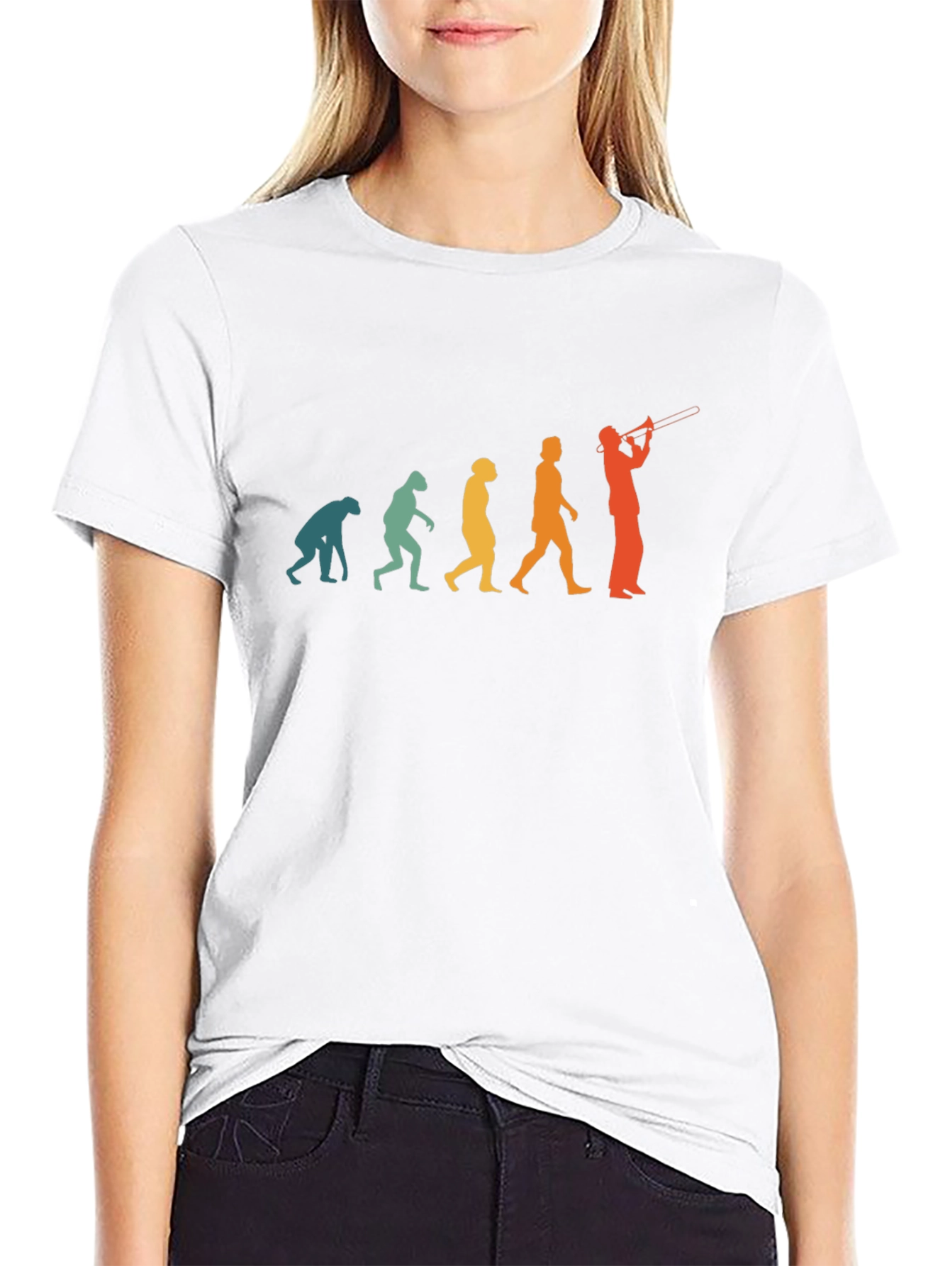 Evolution of Trombone Player T-Shirt