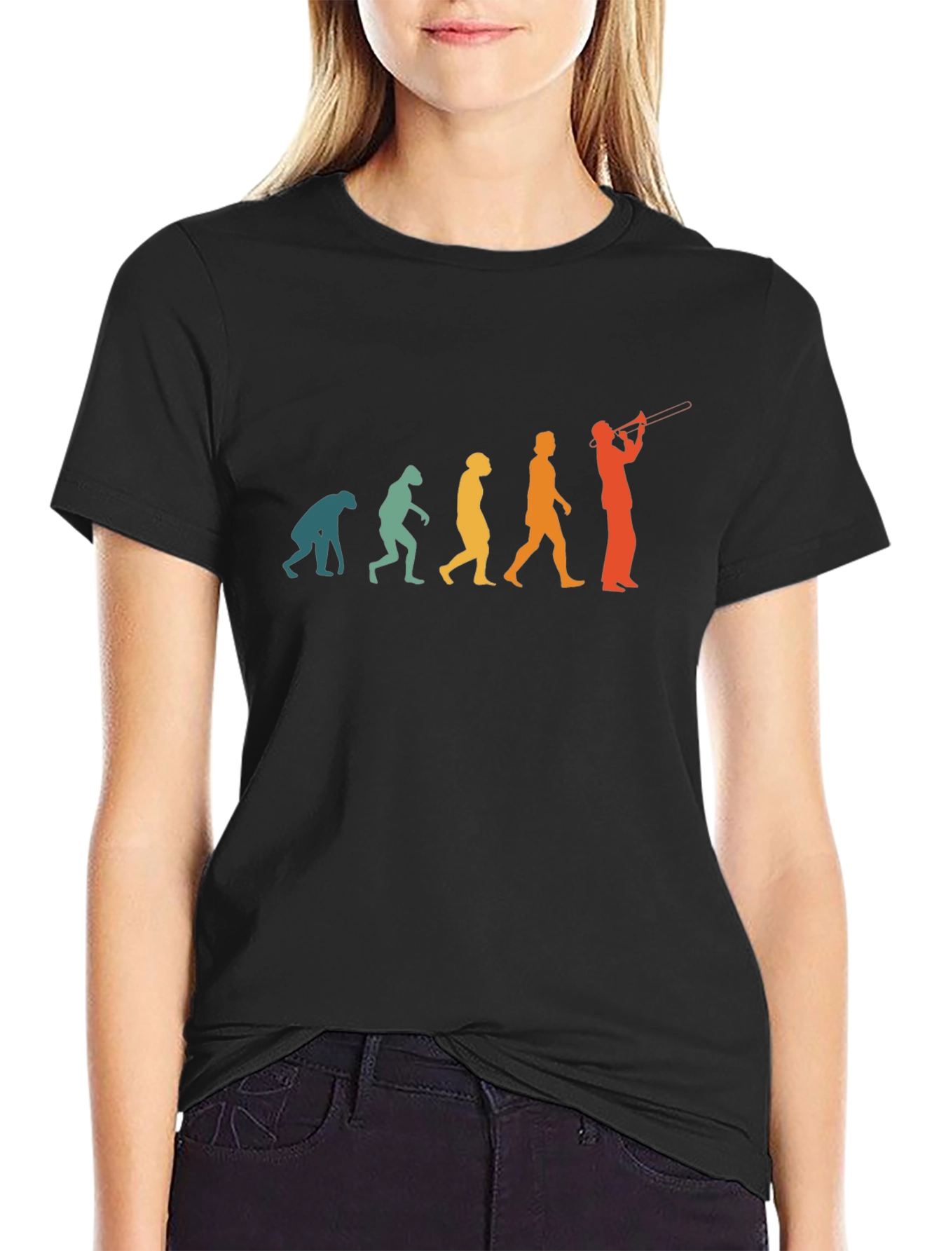 Evolution of Trombone Player T-Shirt