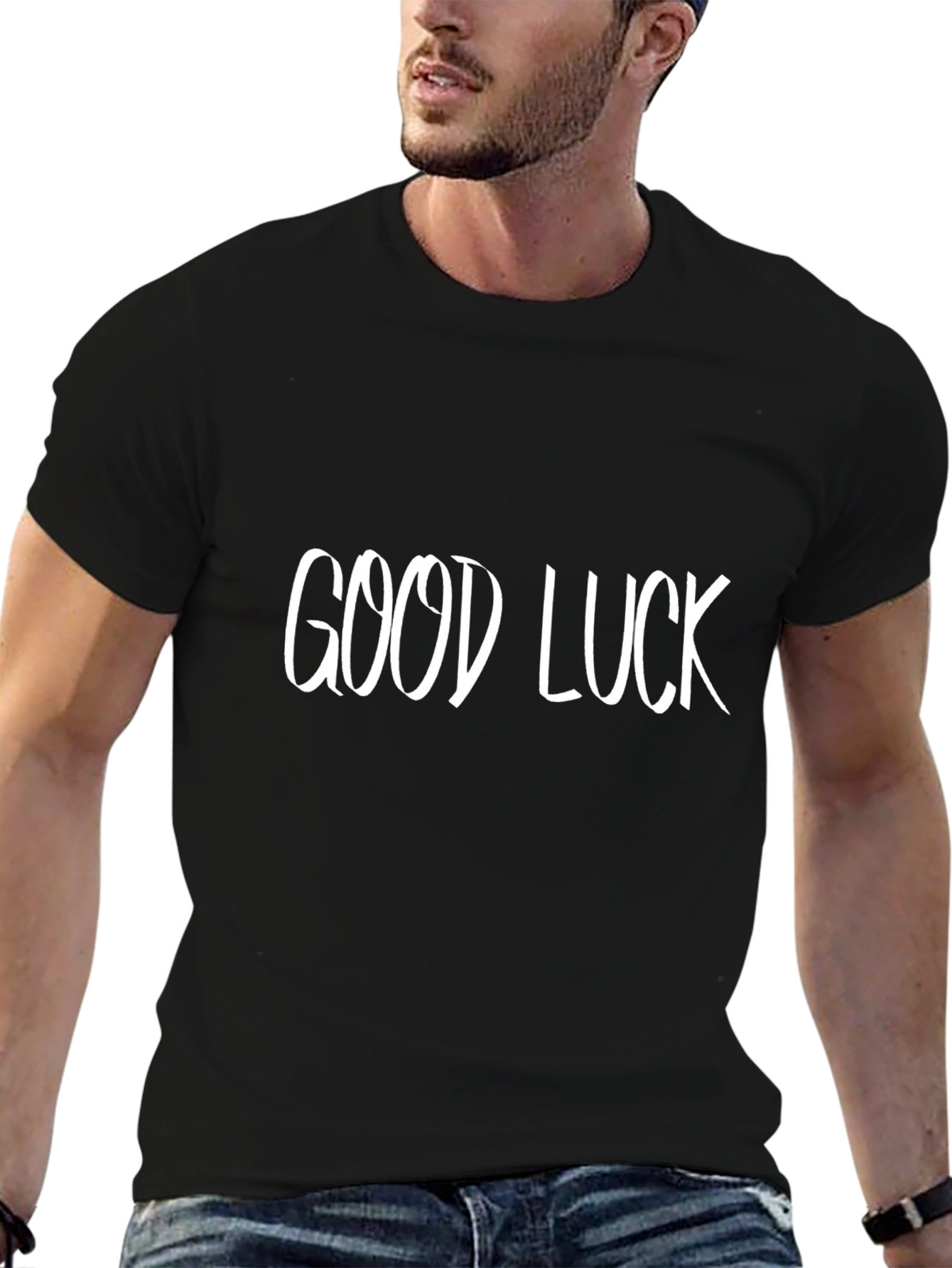 Good Luck Graphic Tee - Classic Black