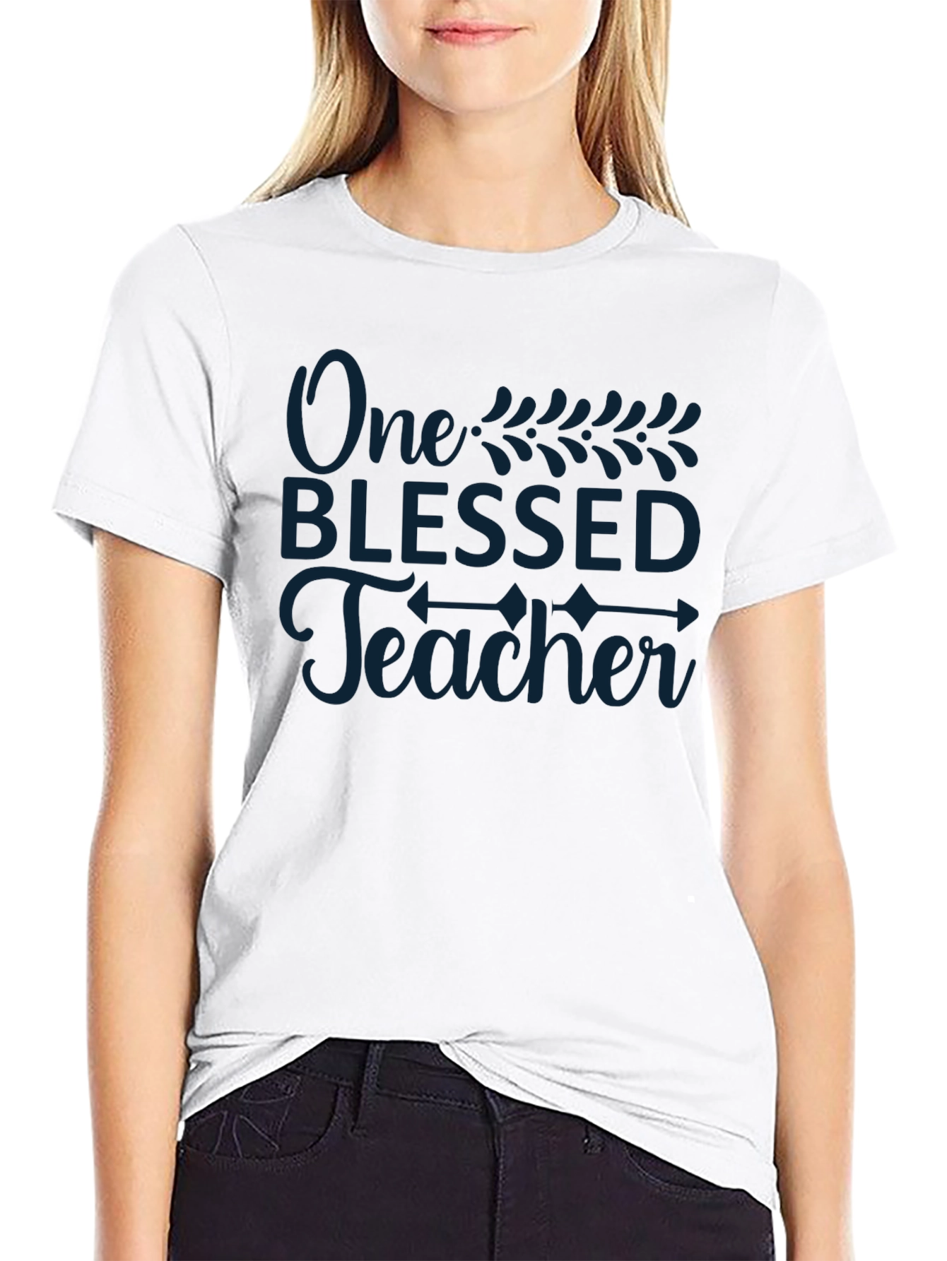 Blessed Teacher Graphic T-Shirt