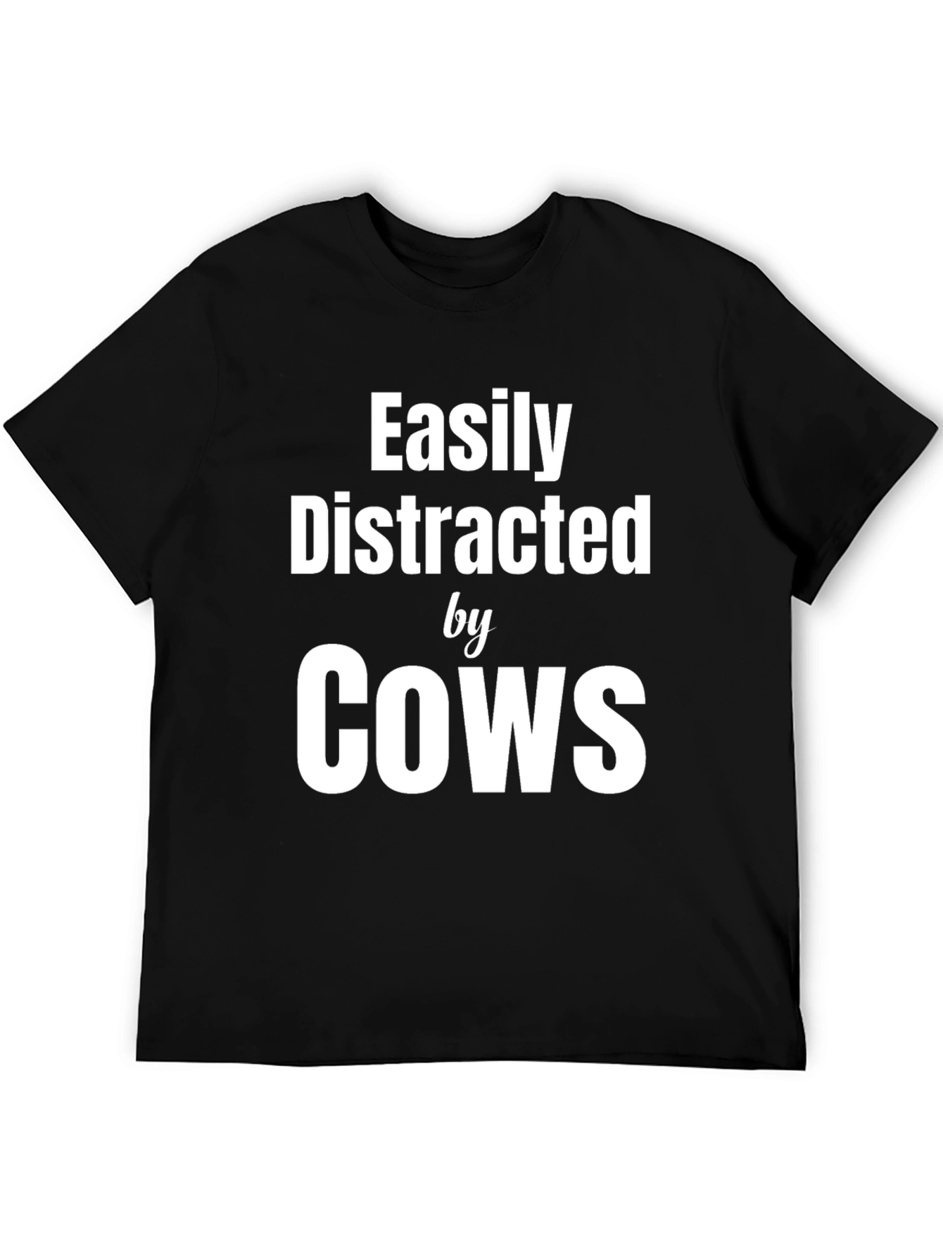 Easily Distracted by Cows Graphic Tee