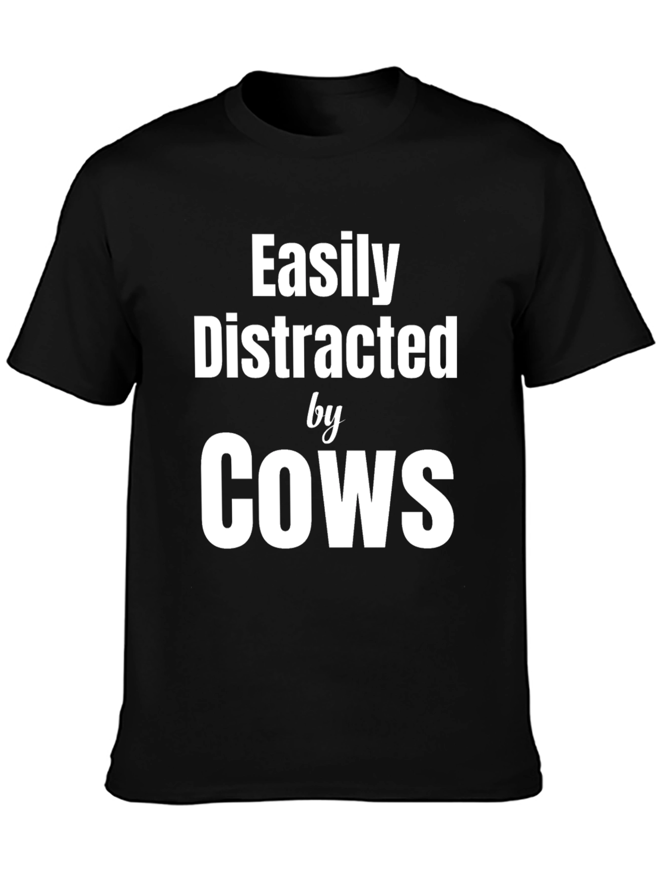 Easily Distracted by Cows Graphic Tee