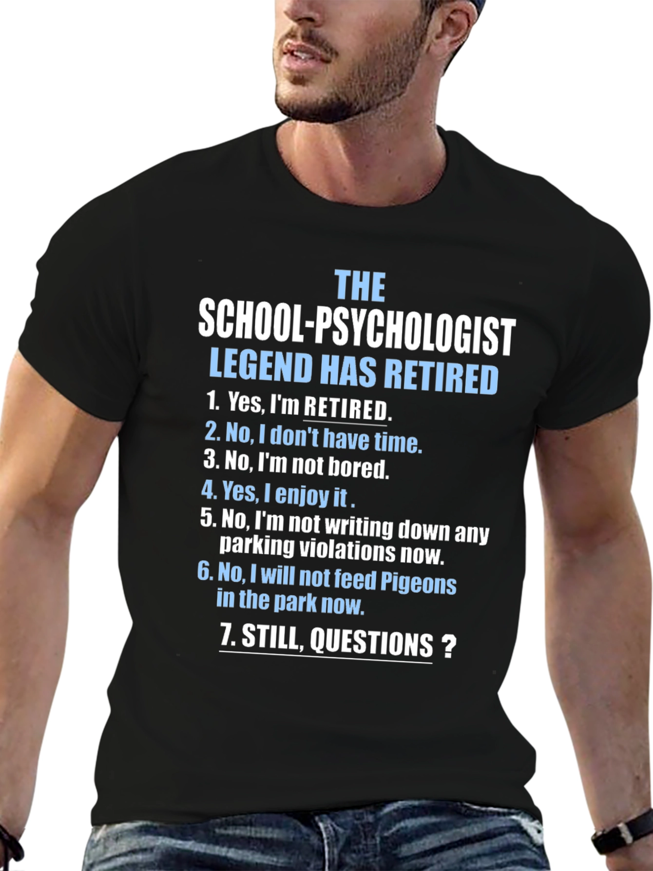Retired School Psychologist T-Shirt