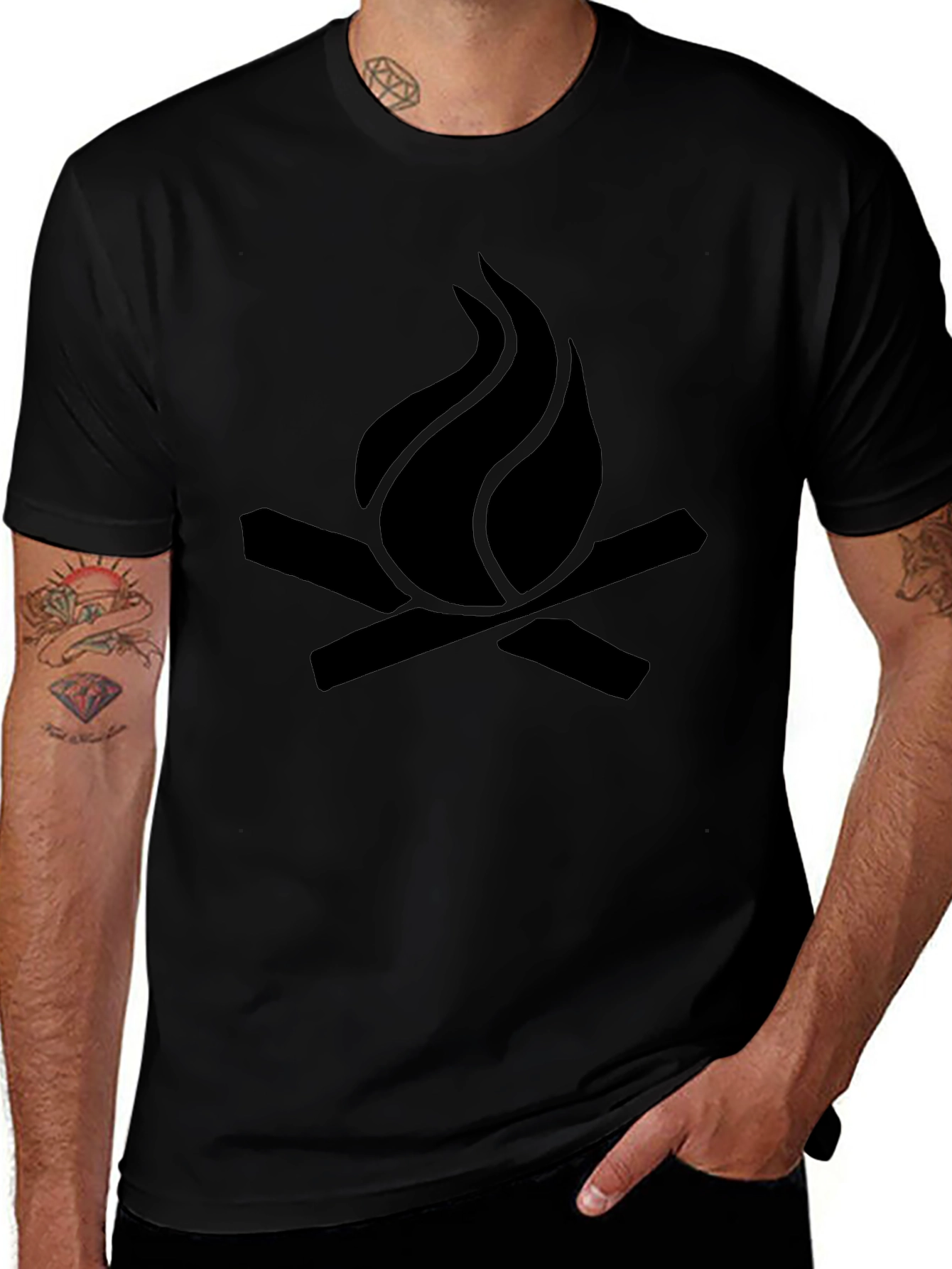Campfire Graphic Tee - Cozy Comfort
