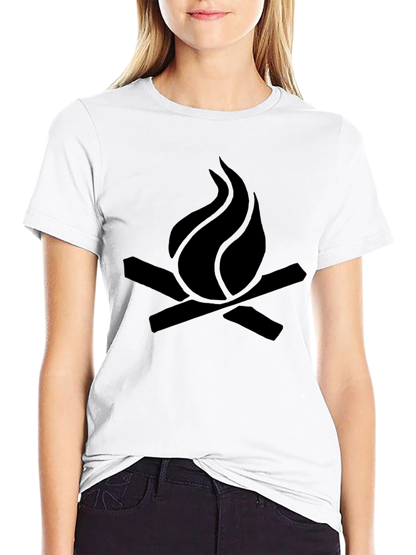 Campfire Graphic Tee - Cozy Comfort