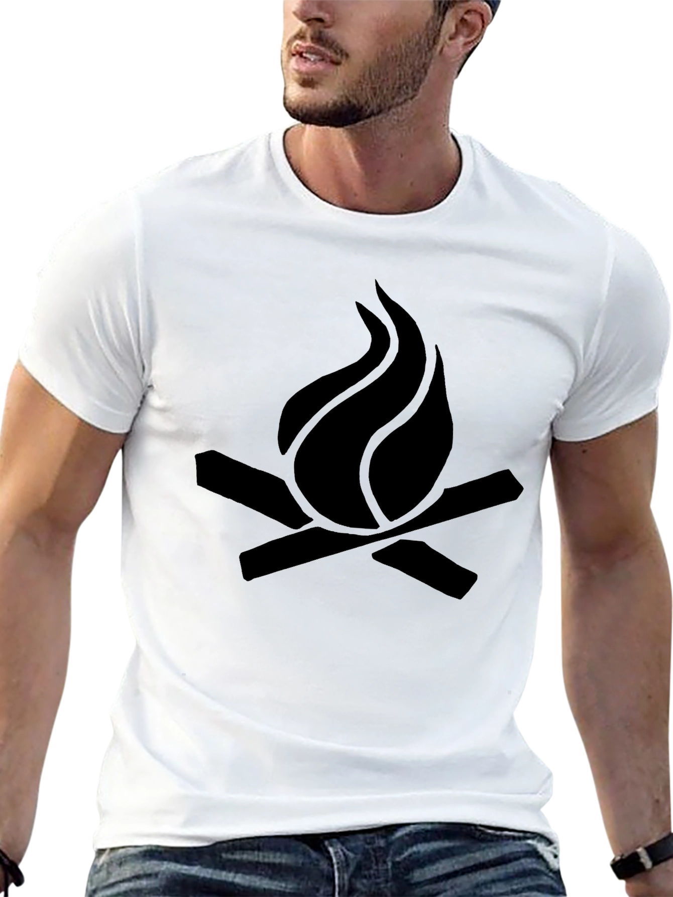 Campfire Graphic Tee - Cozy Comfort