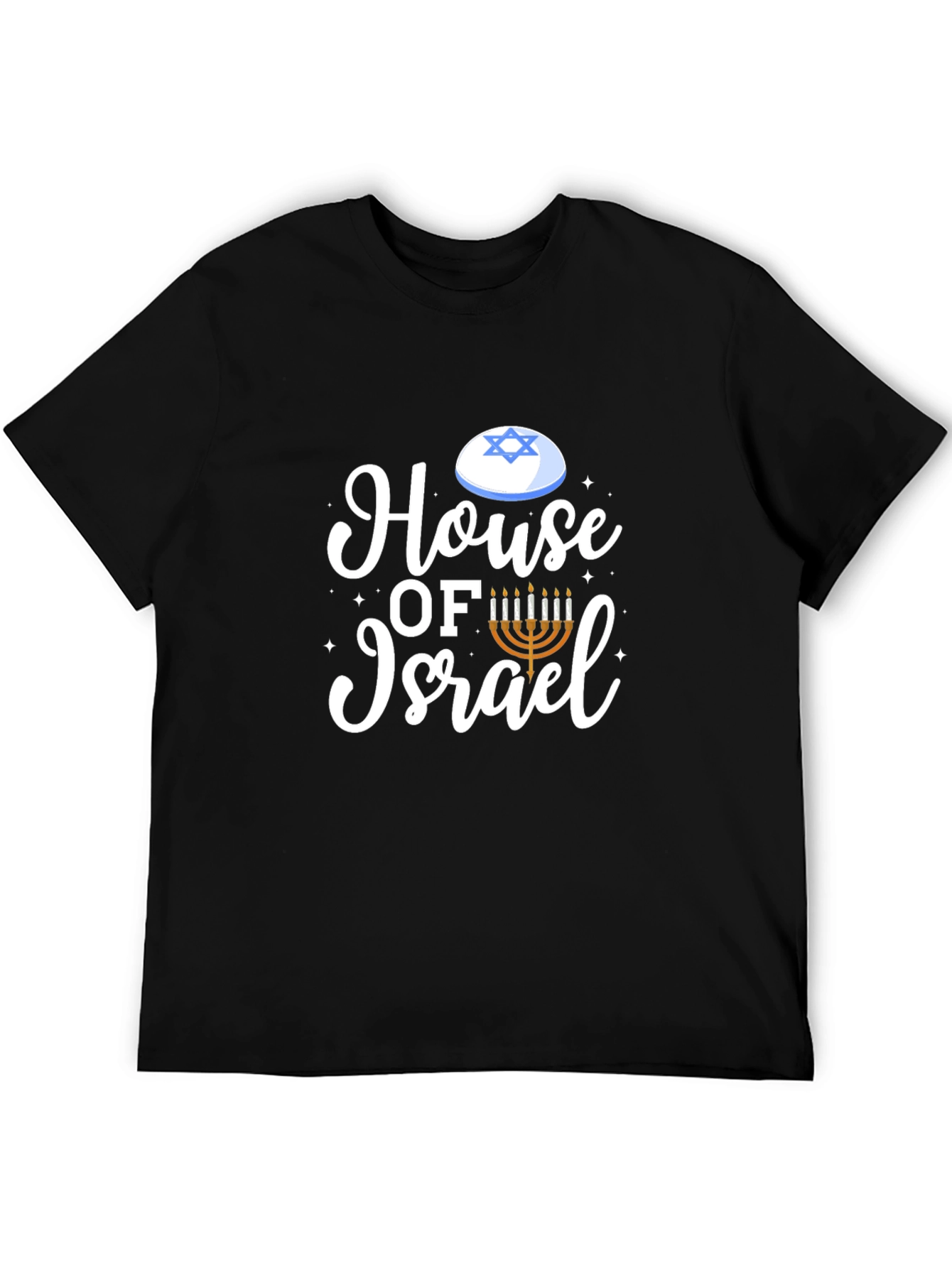 House of Israel Graphic Tee - Black Cotton Blend