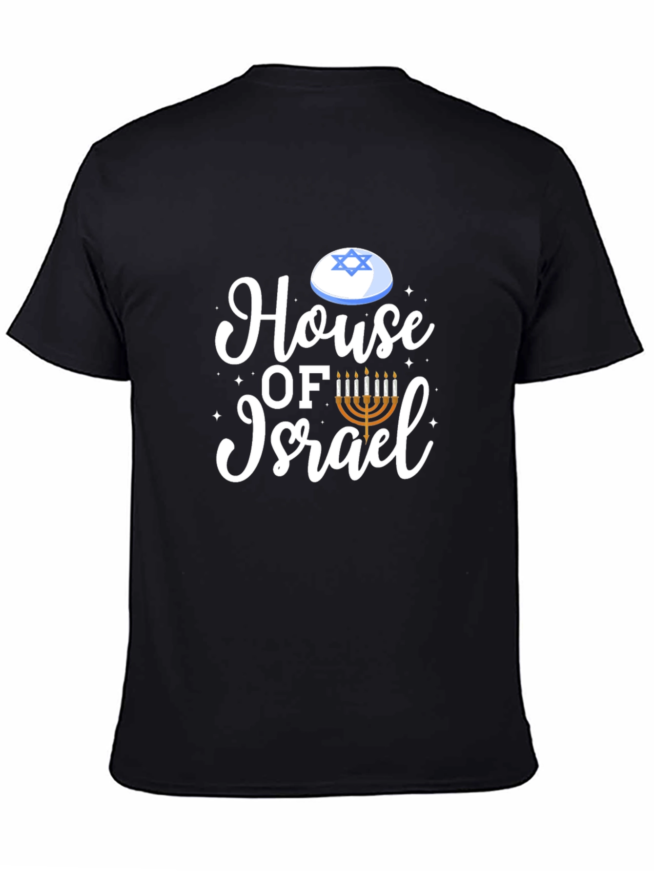 House of Israel Graphic Tee - Black Cotton Blend