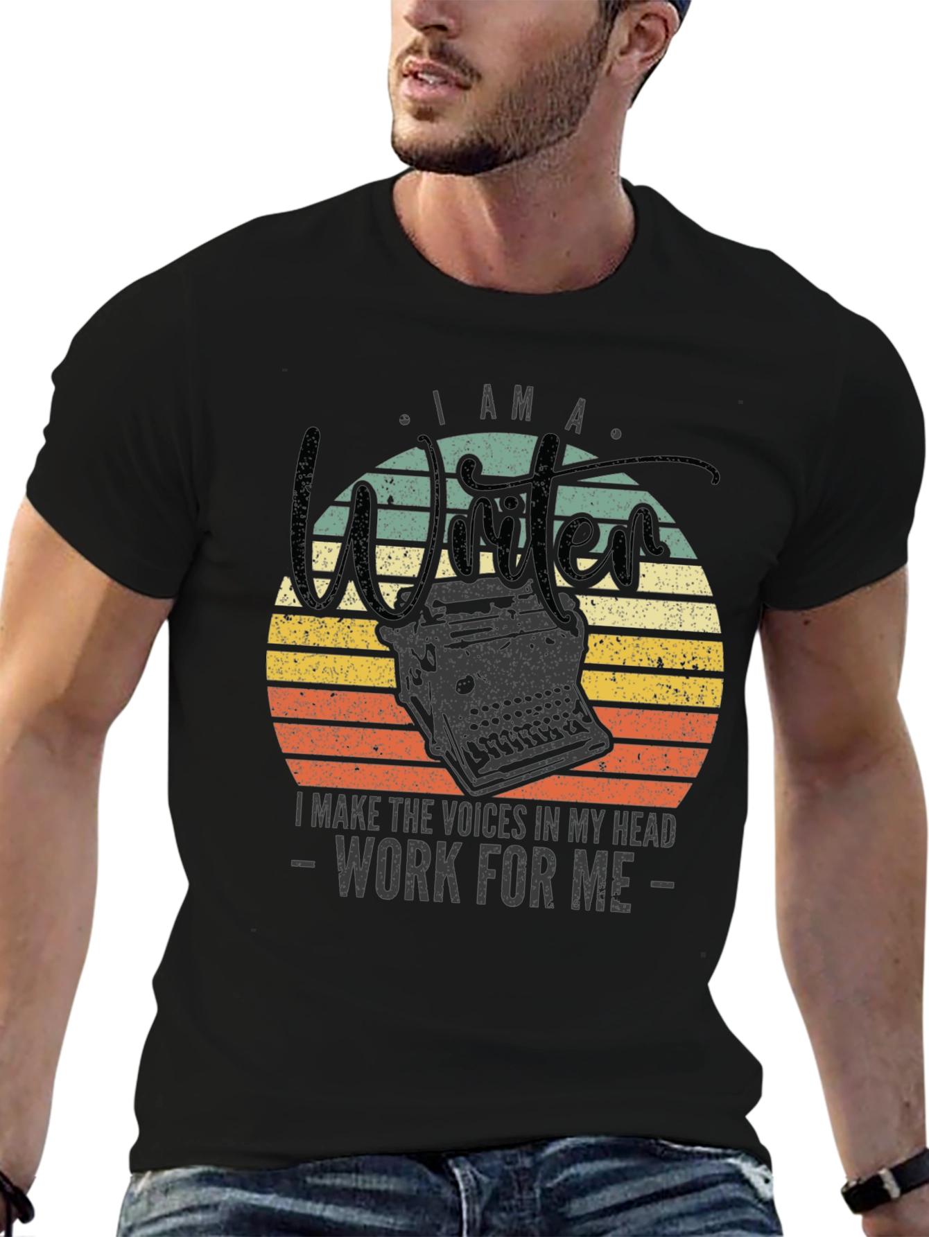 Writer T-Shirt: I Make The Voices Work