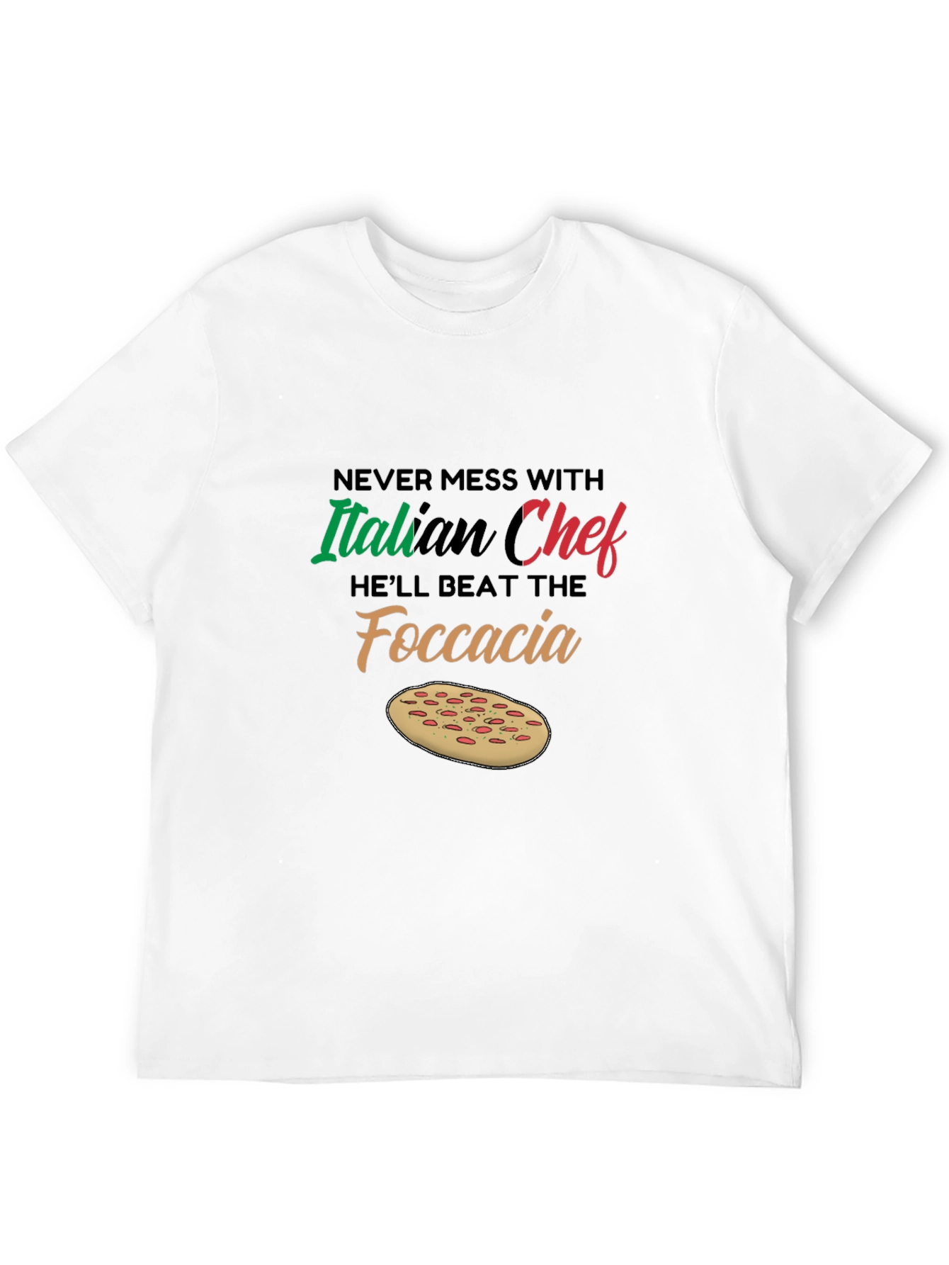 Italian Chef Focaccia T-Shirt