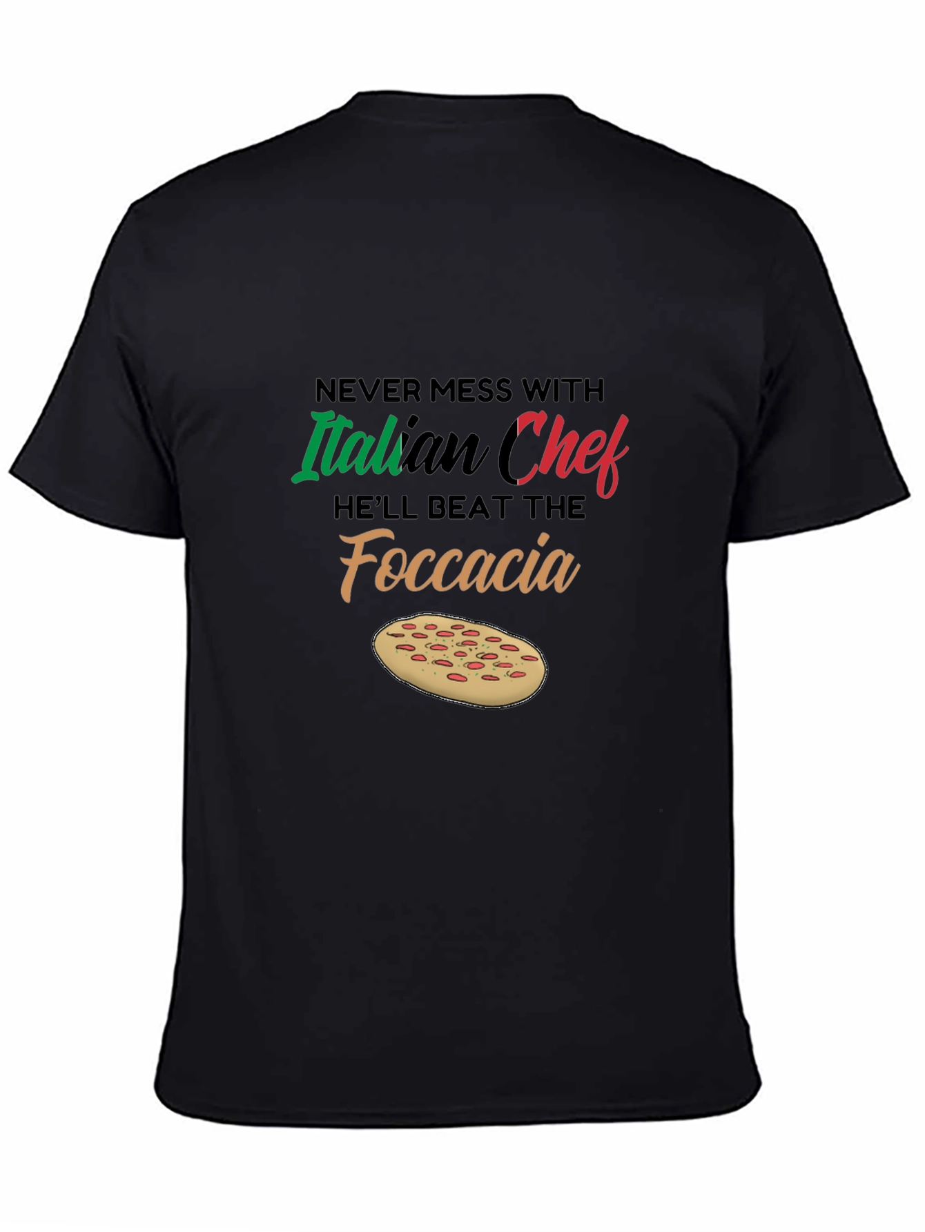 Italian Chef Focaccia T-Shirt