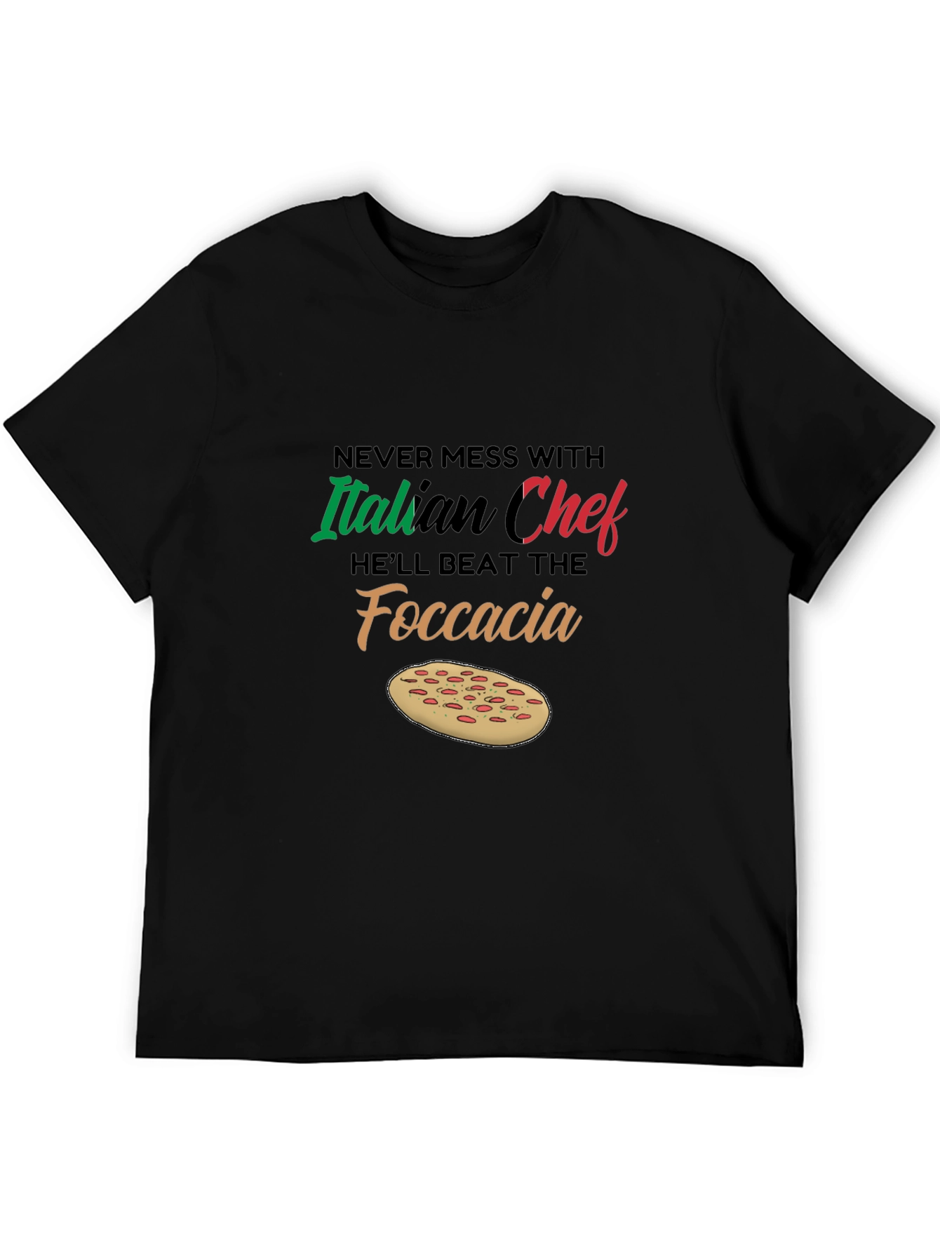 Italian Chef Focaccia T-Shirt