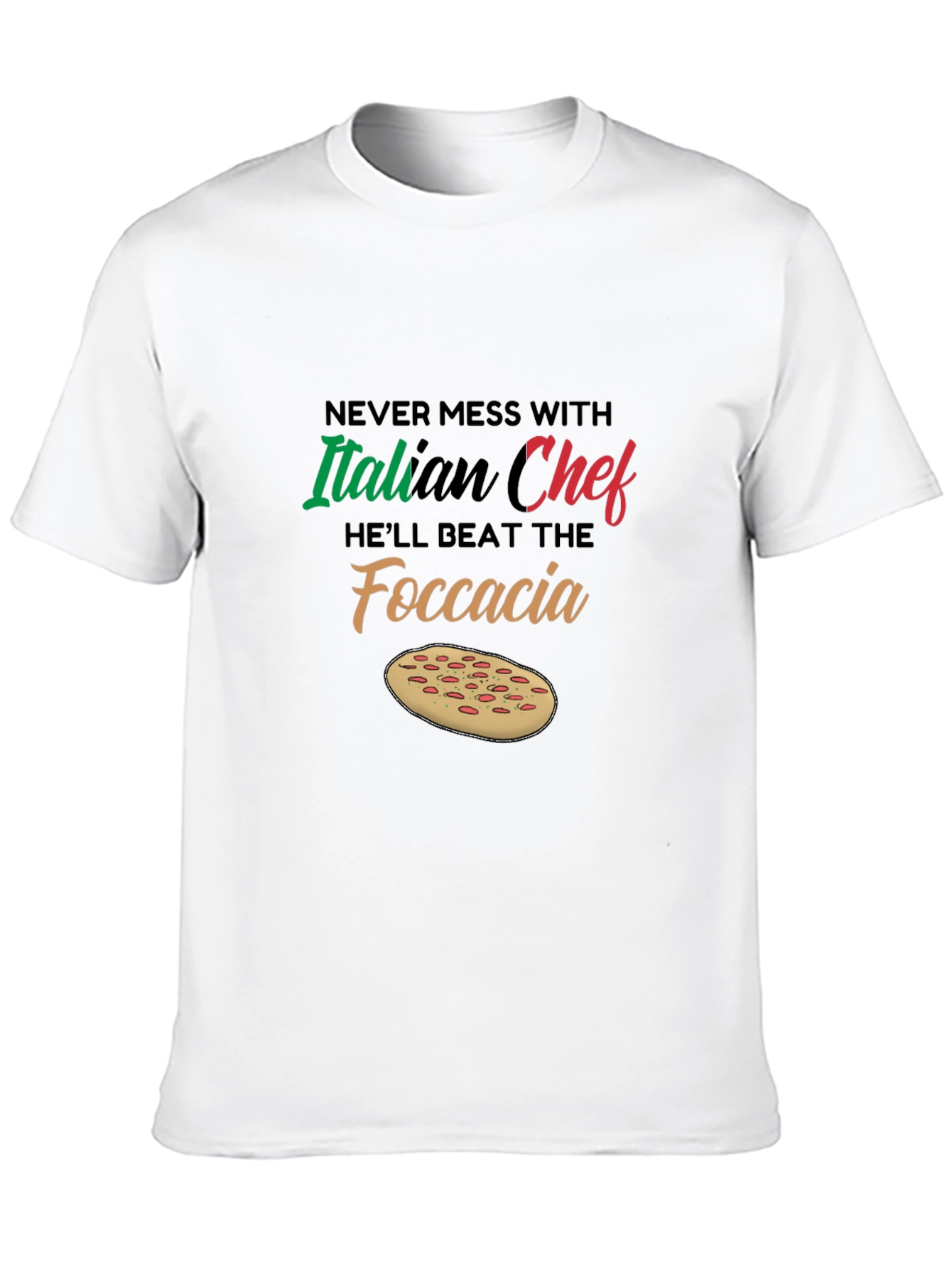 Italian Chef Focaccia T-Shirt
