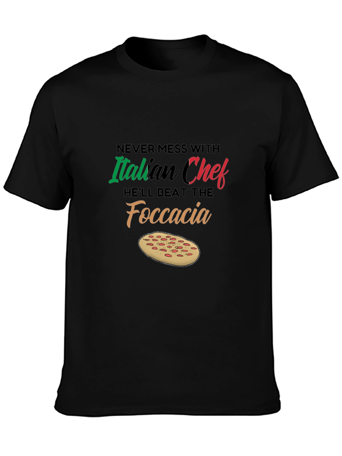 Italian Chef Focaccia T-Shirt