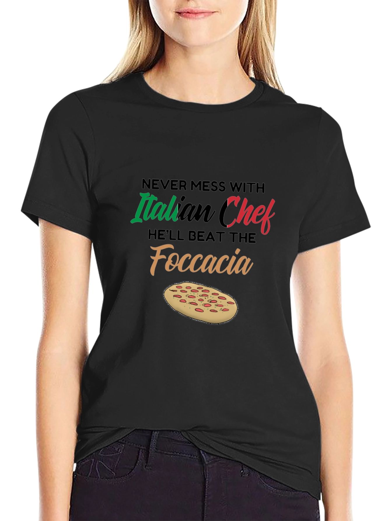 Italian Chef Focaccia T-Shirt