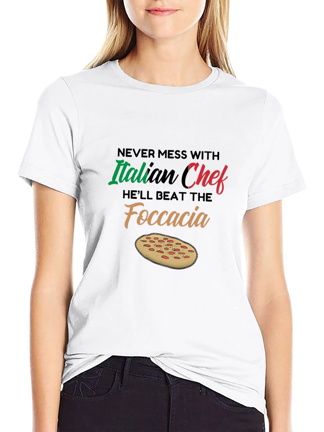 Italian Chef Focaccia T-Shirt