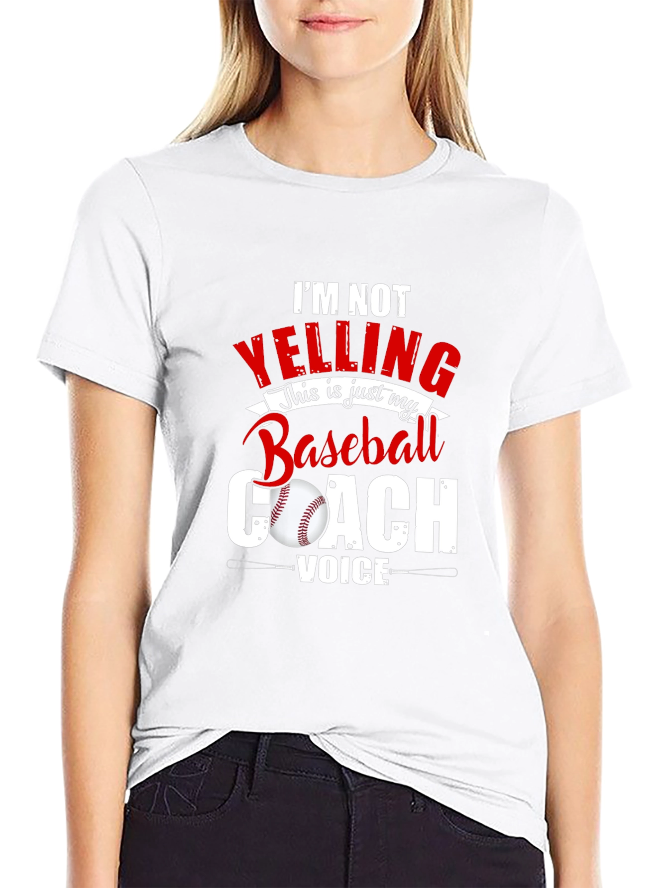 Baseball Coach Voice Tee - Funny Sports T-Shirt
