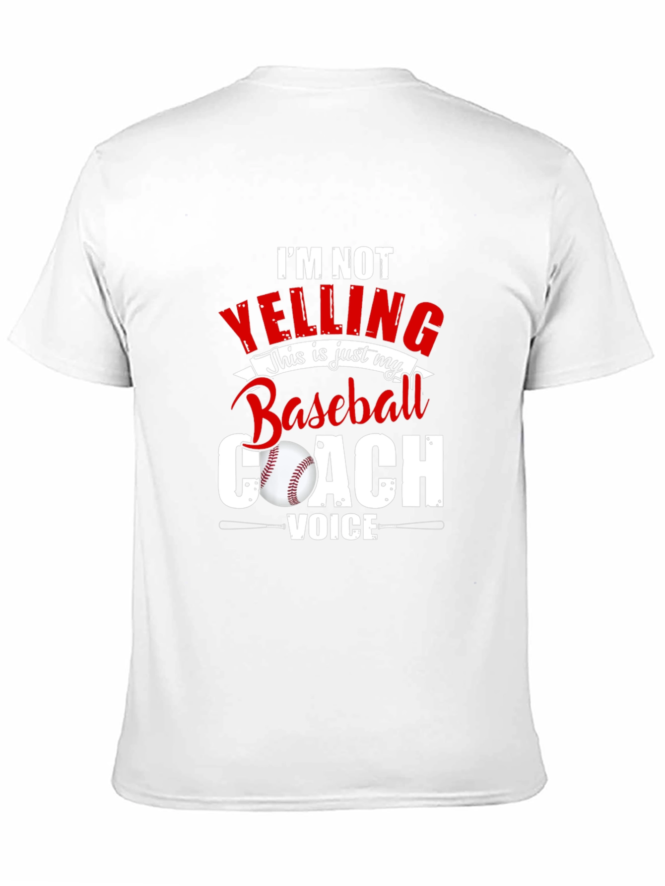 Baseball Coach Voice Tee - Funny Sports T-Shirt