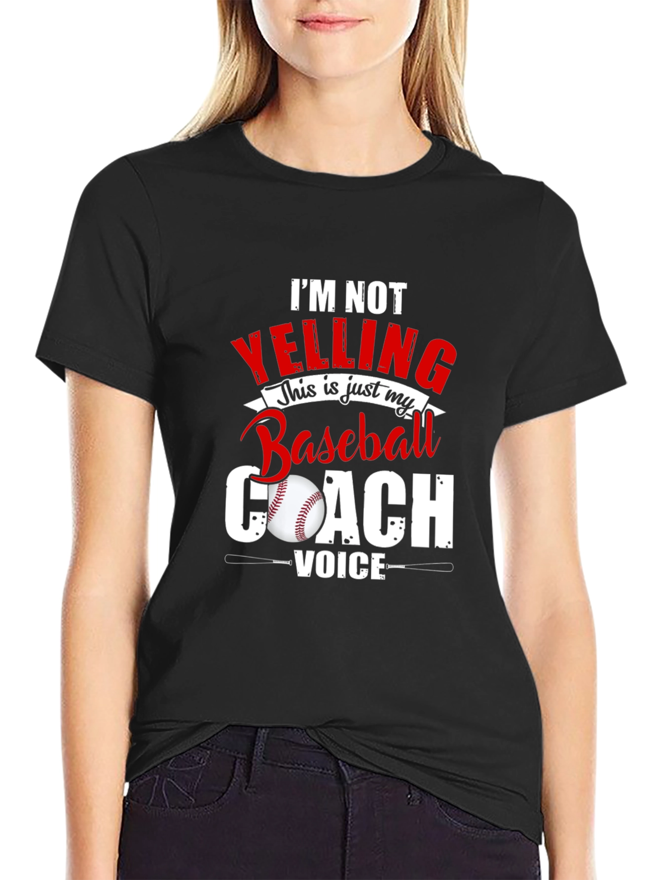 Baseball Coach Voice Tee - Funny Sports T-Shirt