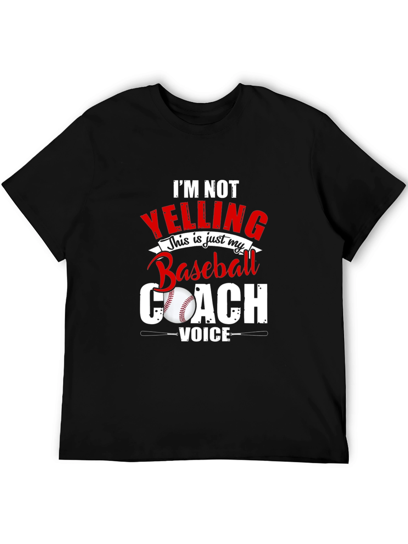 Baseball Coach Voice Tee - Funny Sports T-Shirt