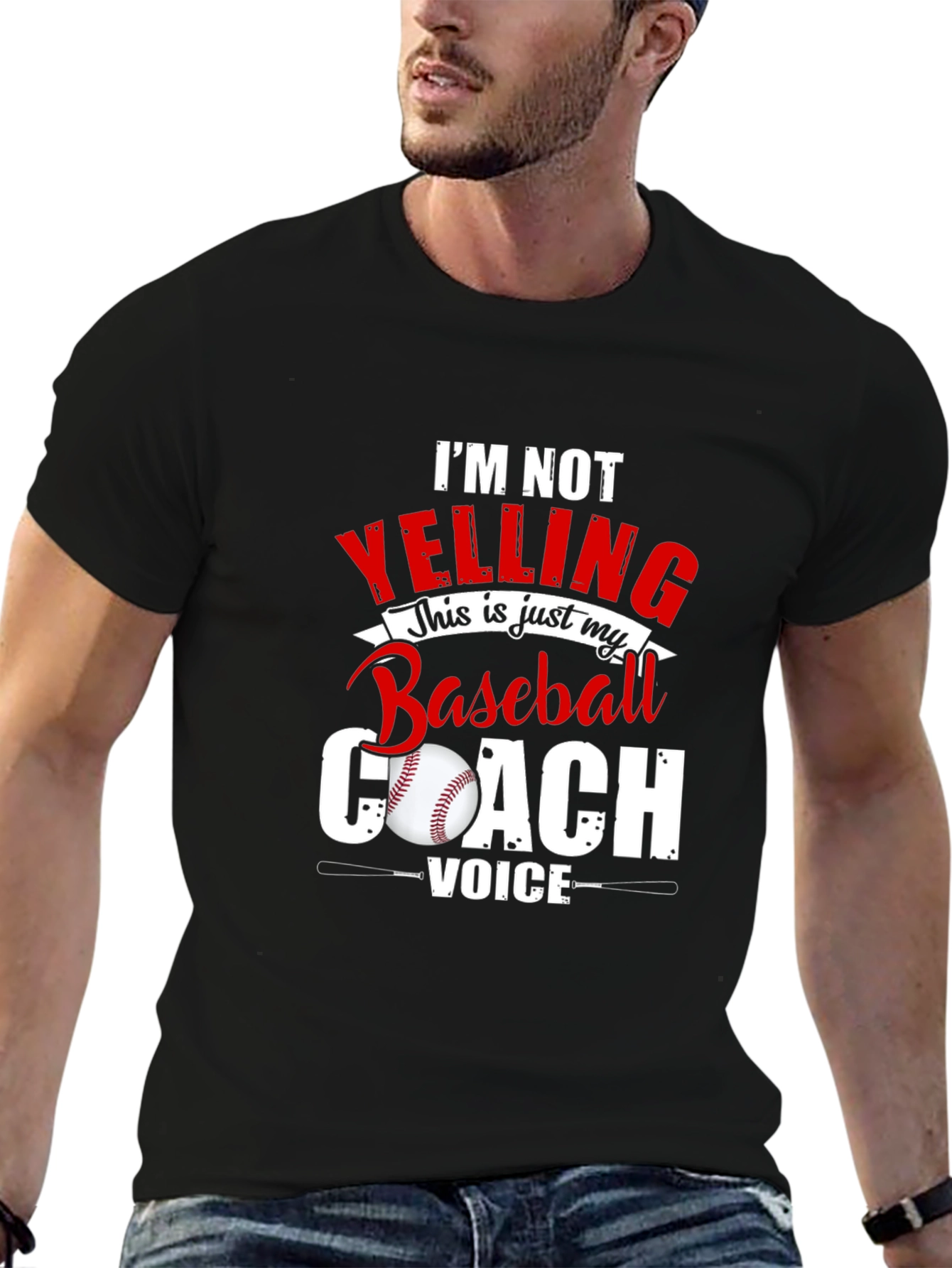Baseball Coach Voice Tee - Funny Sports T-Shirt