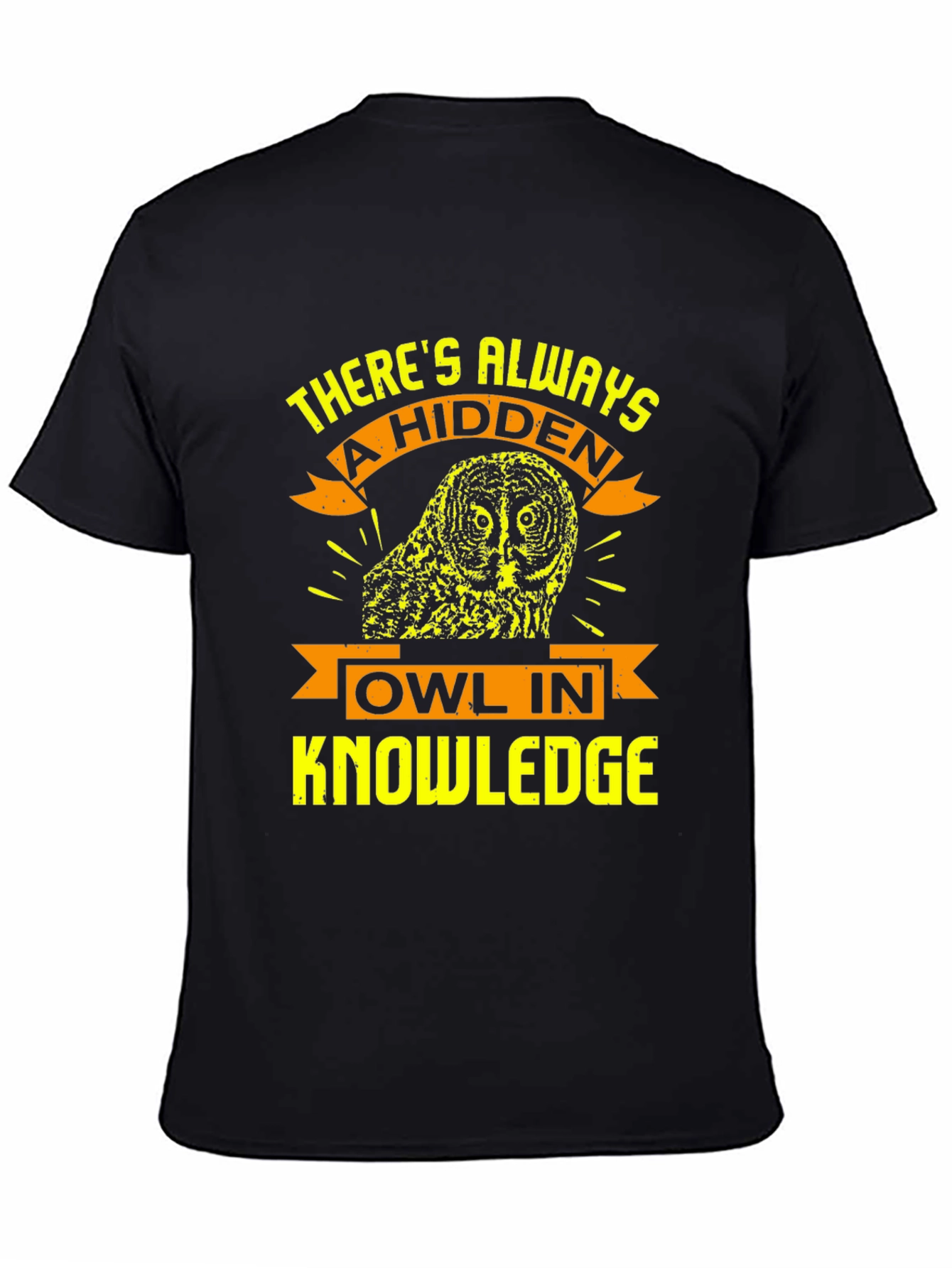 Hidden Owl Knowledge T-Shirt - Unique Design