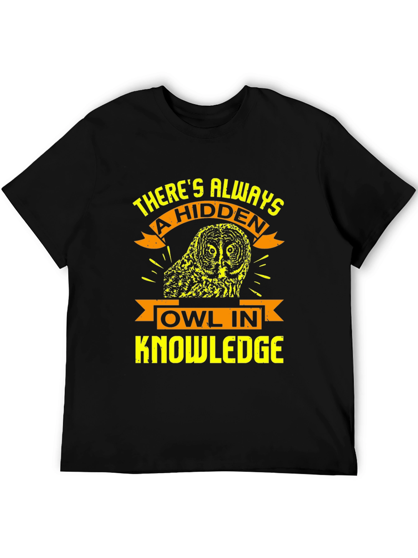 Hidden Owl Knowledge T-Shirt - Unique Design