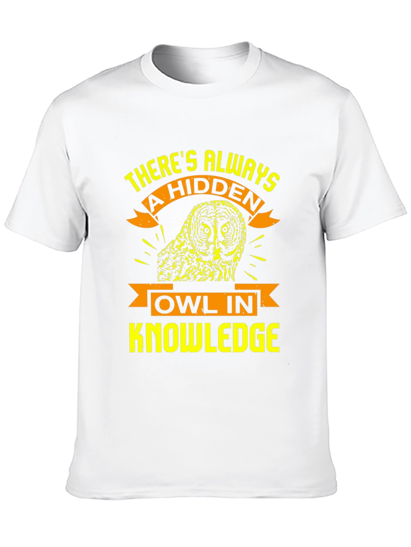 Hidden Owl Knowledge T-Shirt - Unique Design