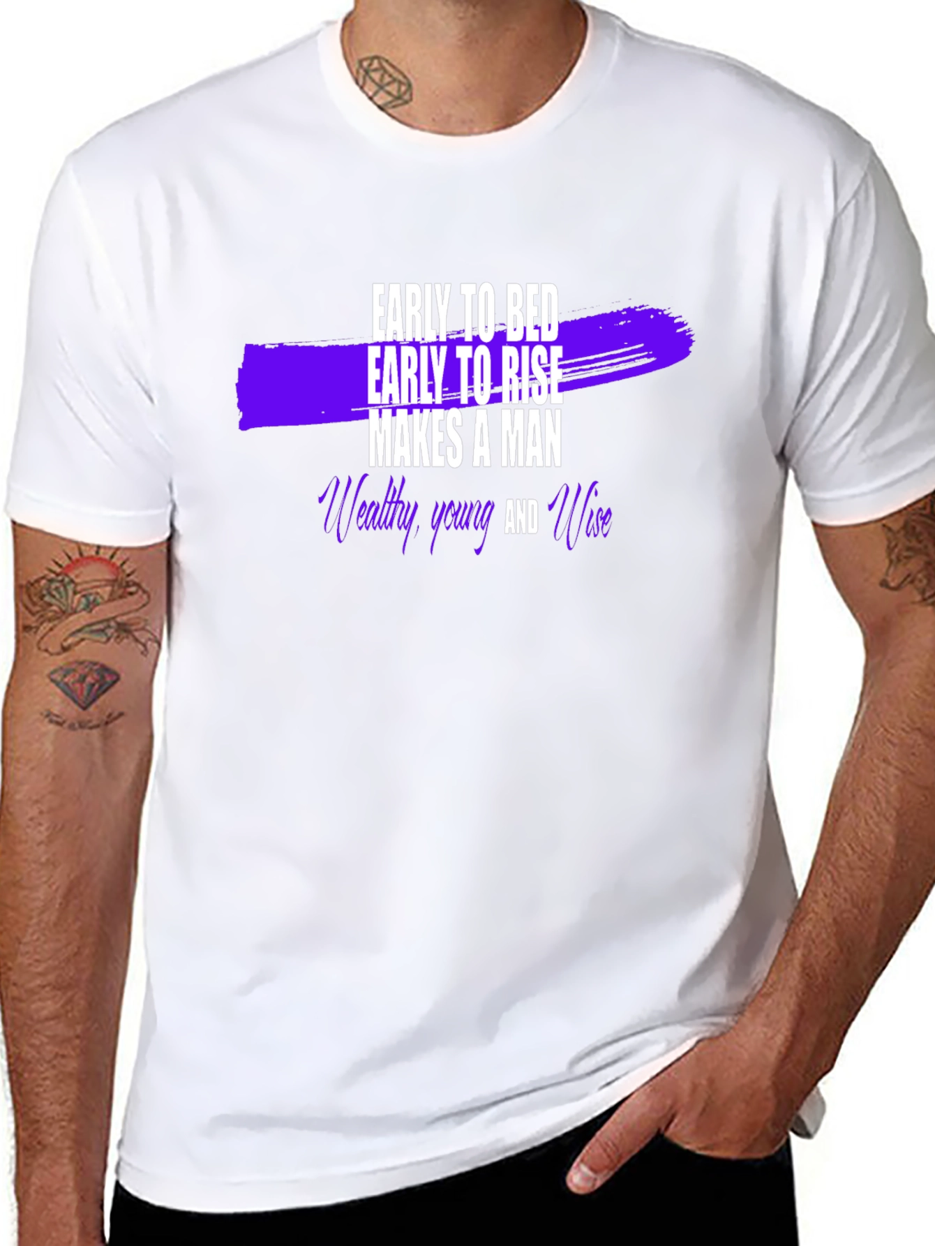 Early to Bed Early to Rise Mens T-Shirt