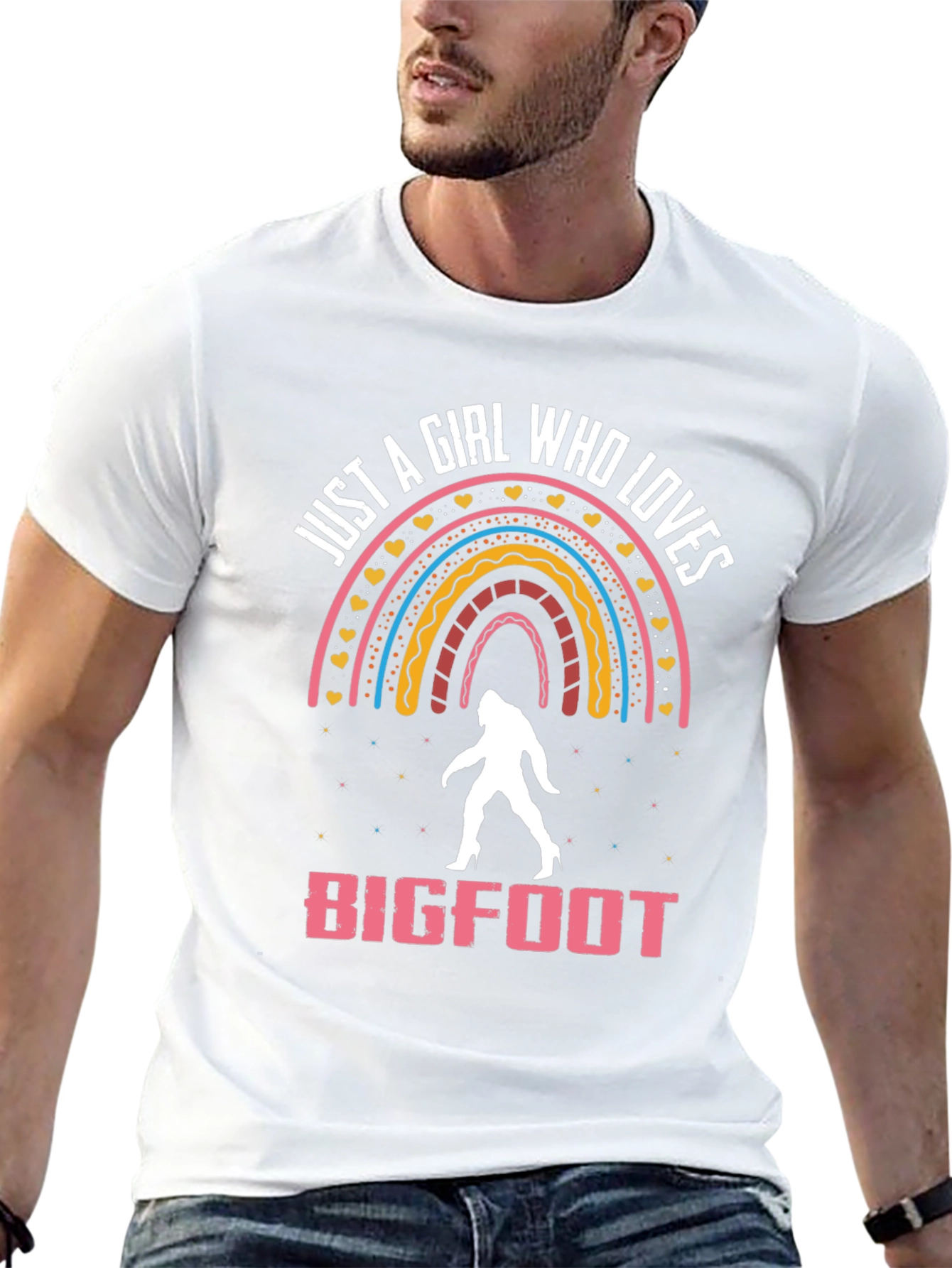 Just A Girl Who Loves Bigfoot T-Shirt