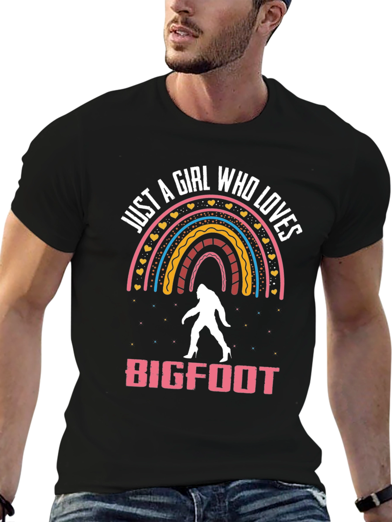 Just A Girl Who Loves Bigfoot T-Shirt