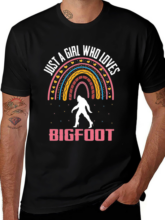 Just A Girl Who Loves Bigfoot T-Shirt