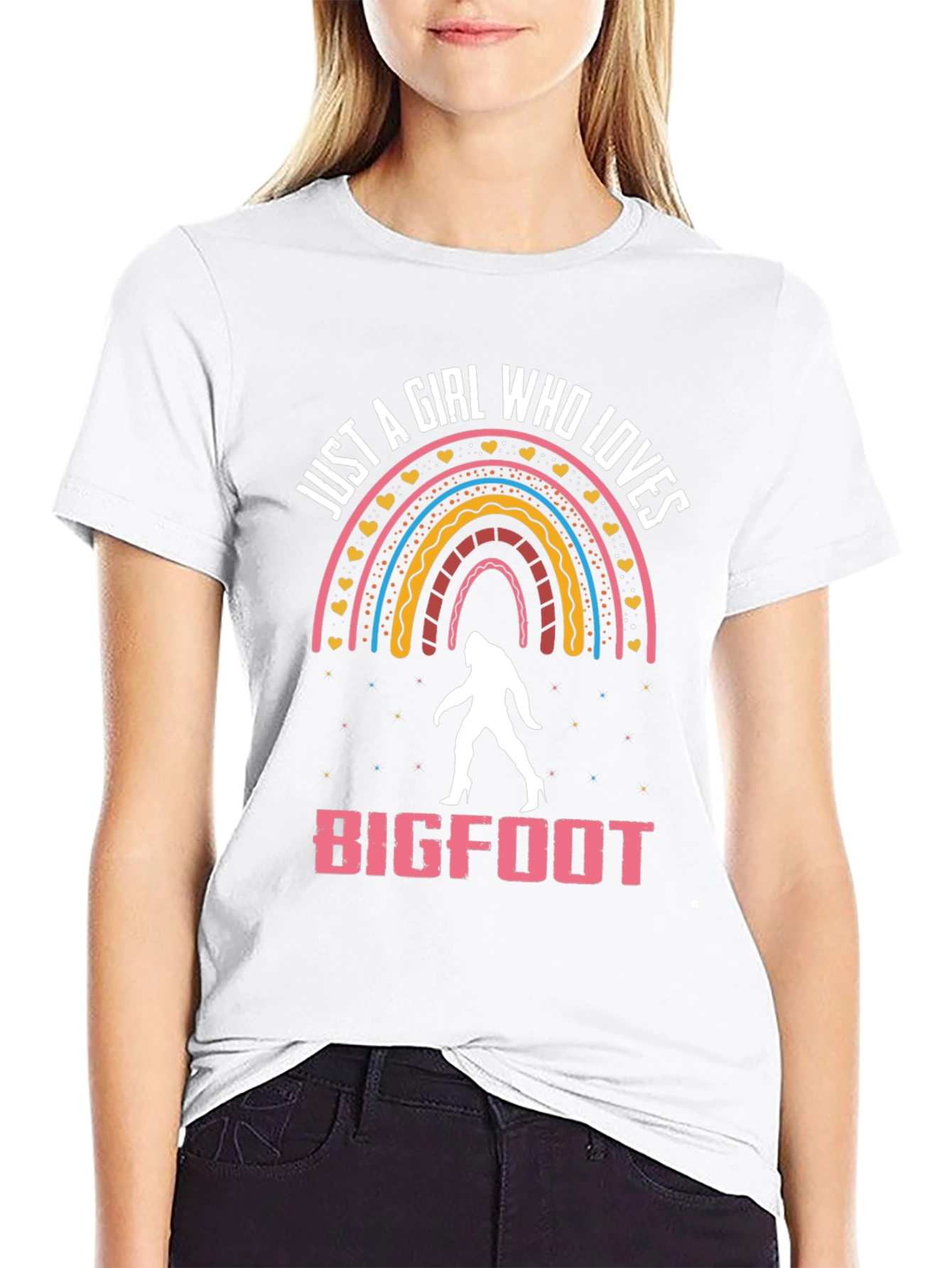 Just A Girl Who Loves Bigfoot T-Shirt