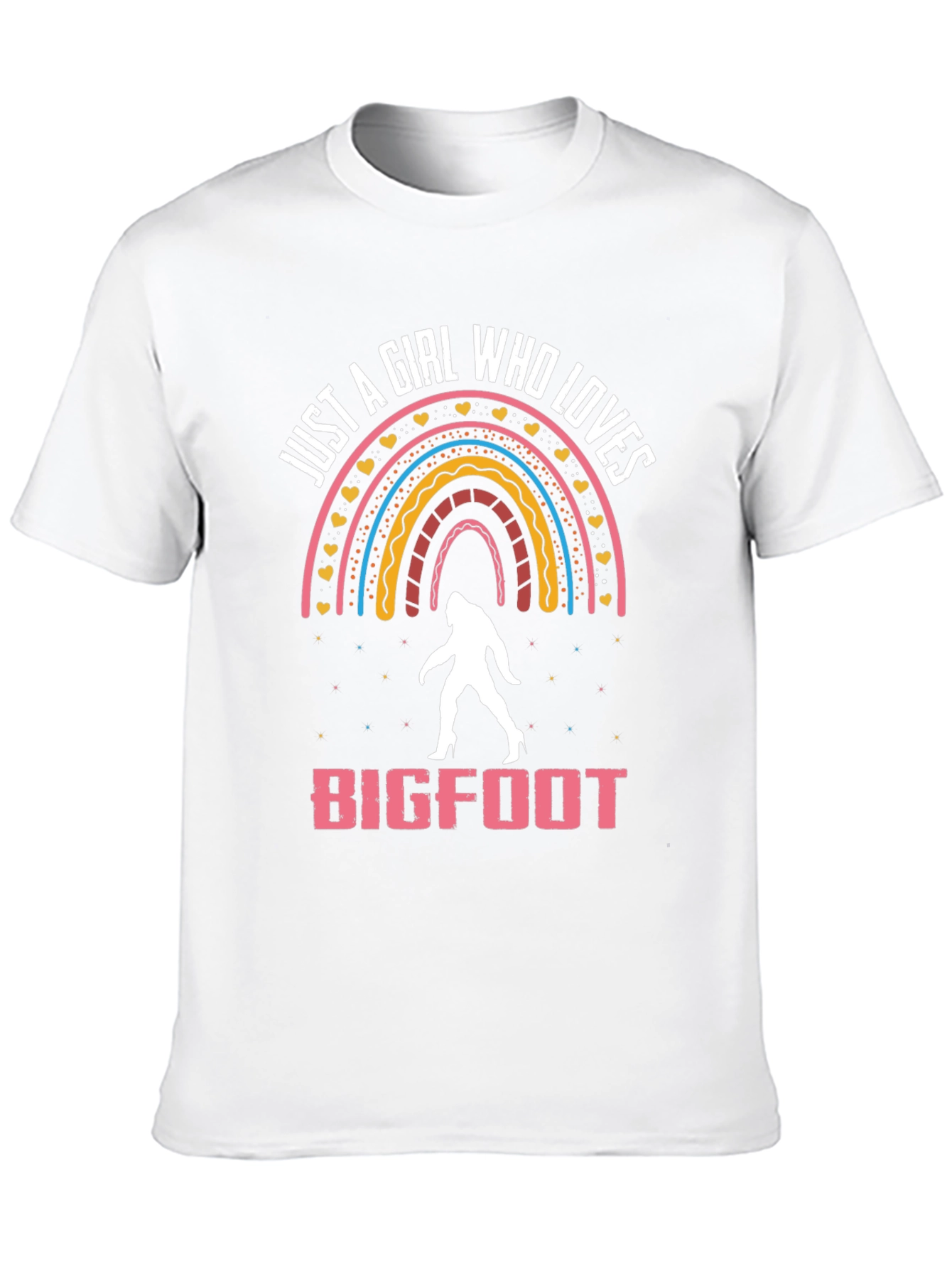 Just A Girl Who Loves Bigfoot T-Shirt