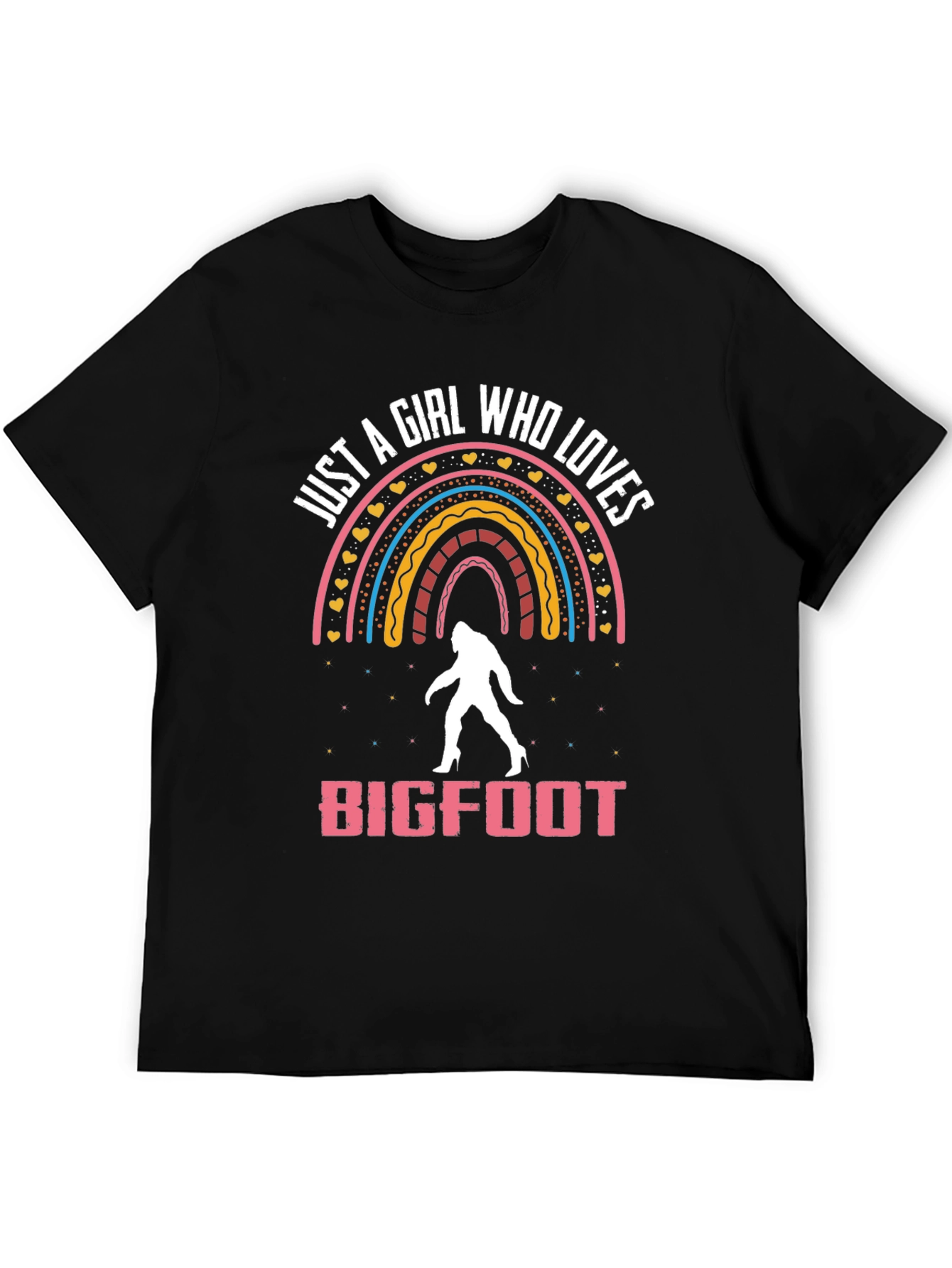 Just A Girl Who Loves Bigfoot T-Shirt