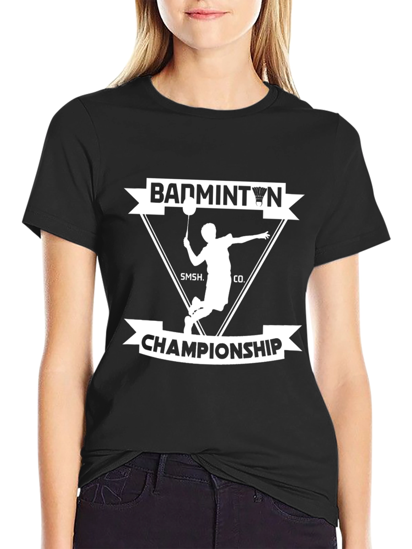 Badminton Championship Graphic T-Shirt