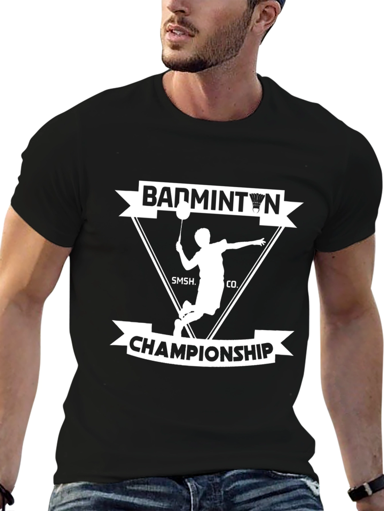 Badminton Championship Graphic T-Shirt