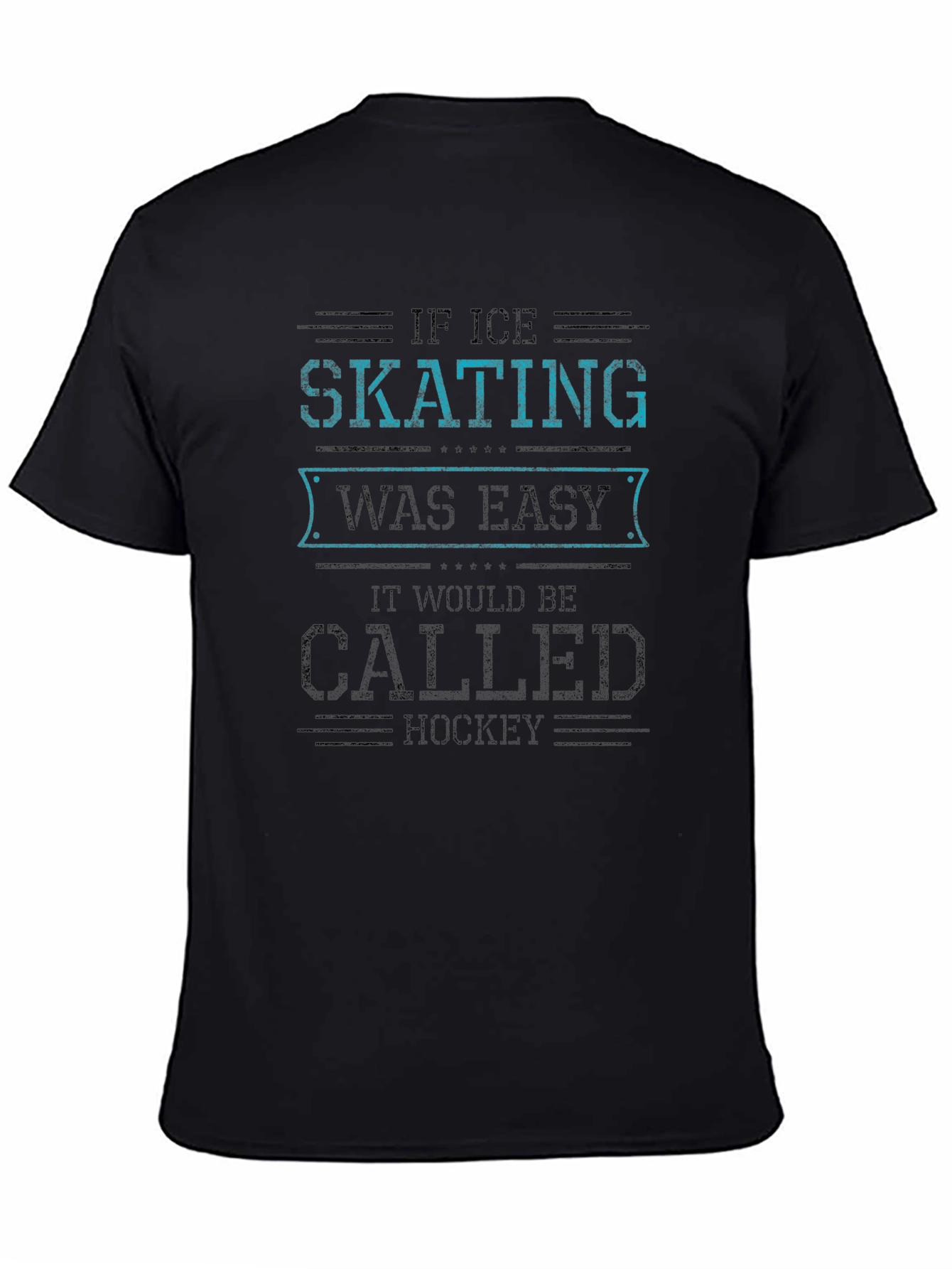 Ice Skating Hockey Graphic T-Shirt