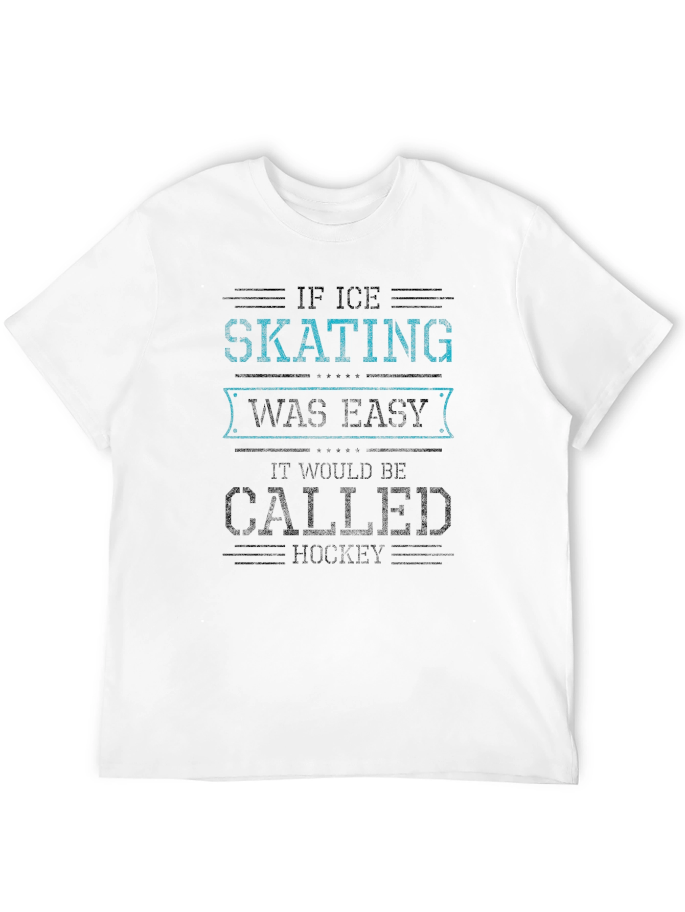 Ice Skating Hockey Graphic T-Shirt