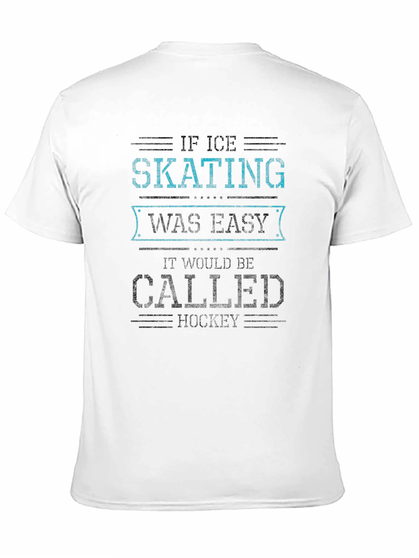 Ice Skating Hockey Graphic T-Shirt