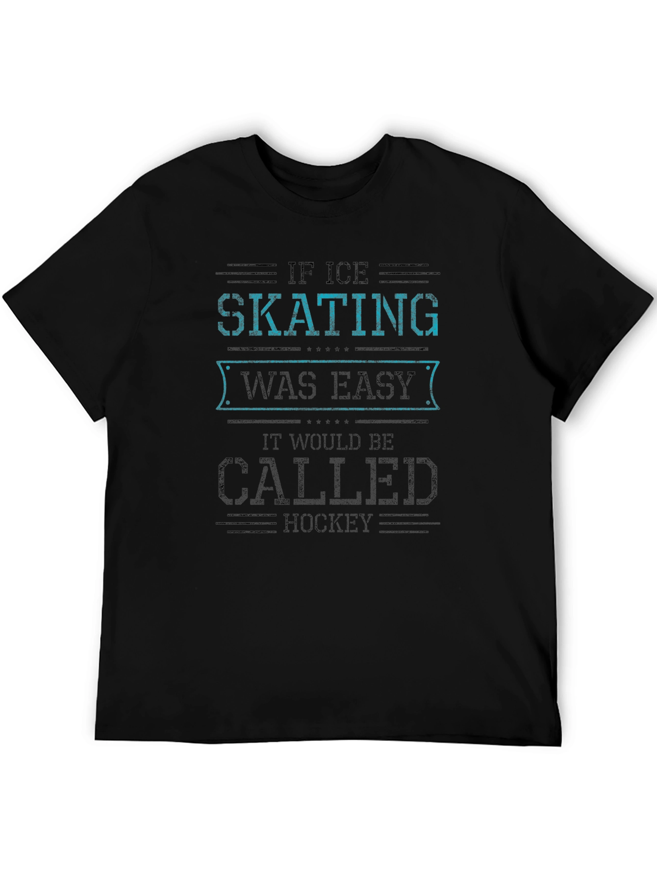Ice Skating Hockey Graphic T-Shirt